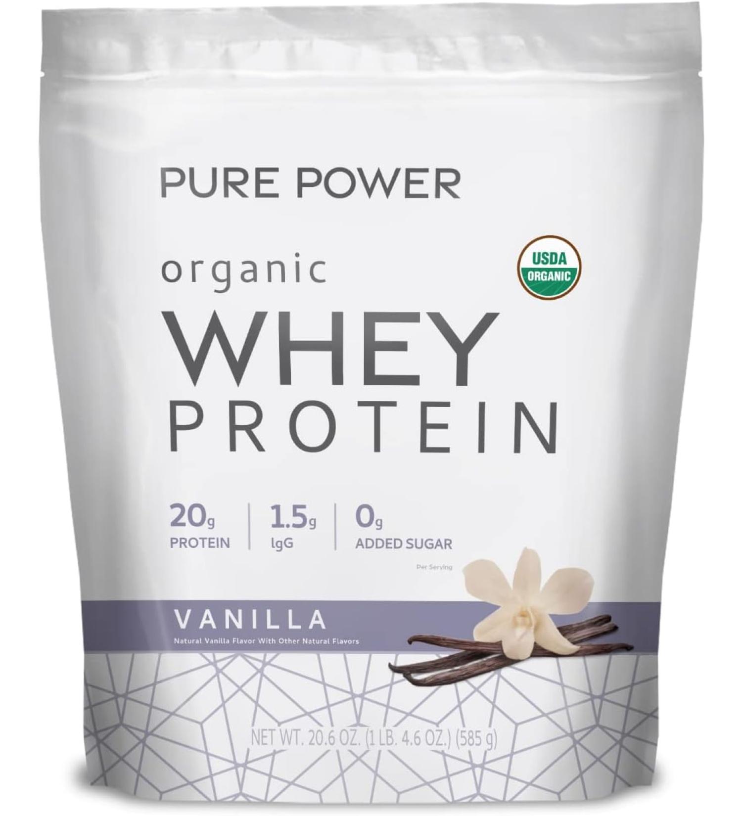 Dr. Mercola Organic Miracle Whey Vanilla Protein Powder - 1 lb | Natural Protein Supplement - Buy Online on GoSupps.com