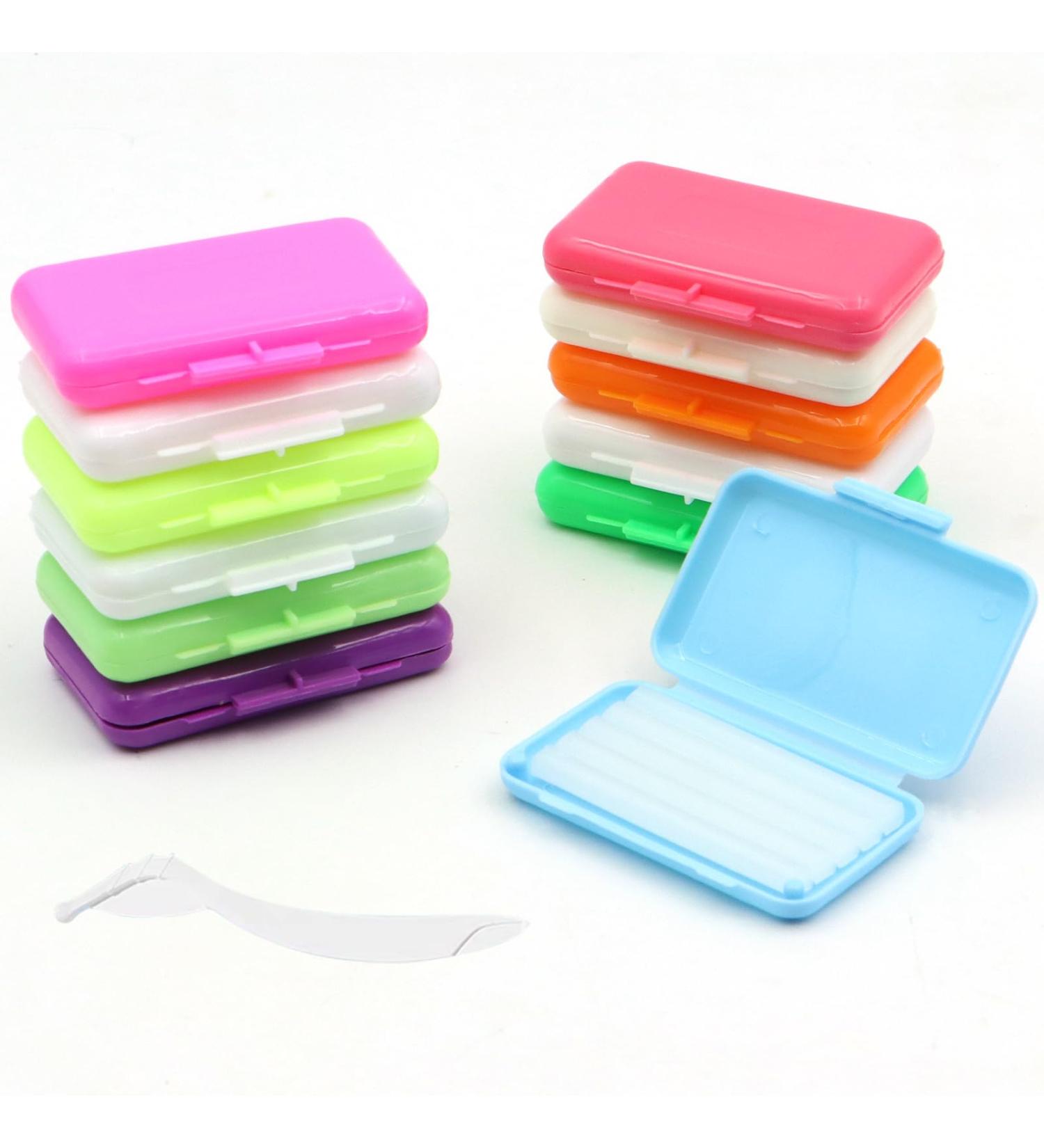 VEGCOO 12 Bo tes Cire Orthodontique Cire Orthodontique Dentaire Cire de Soulagement Pour Soulager Irritations/Soins Orthodontiques (Boites de 5 Bandes) - Buy Online on GoSupps.com