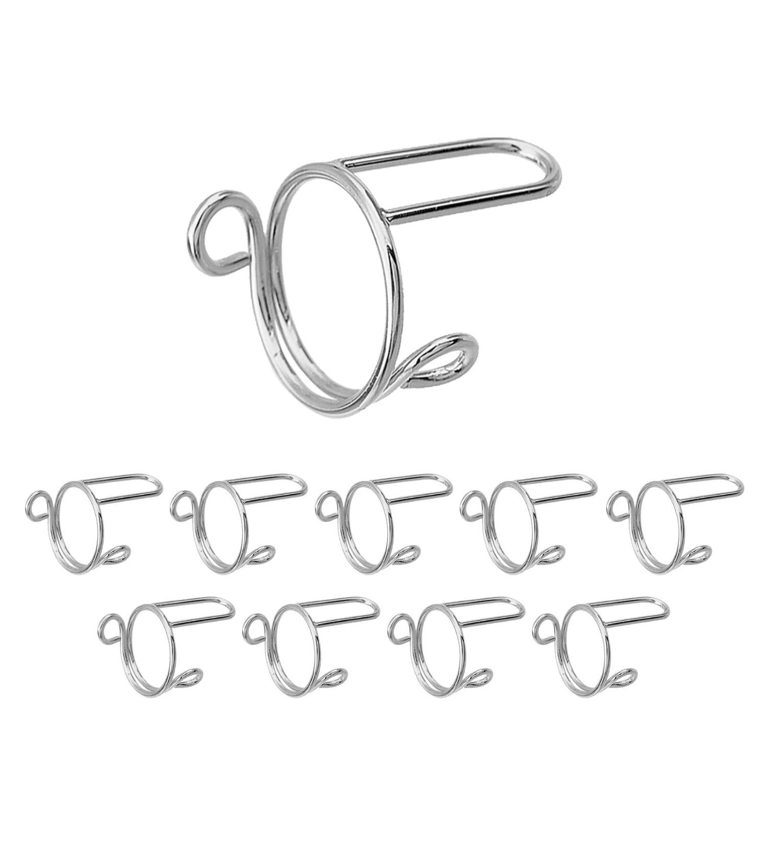 Detachable Nail Ring Adjustable Ring For Ladies Creative Art Fingernail Rings Metal Finger Nail Rings For Cool Style Silver - Buy Online on GoSupps.com