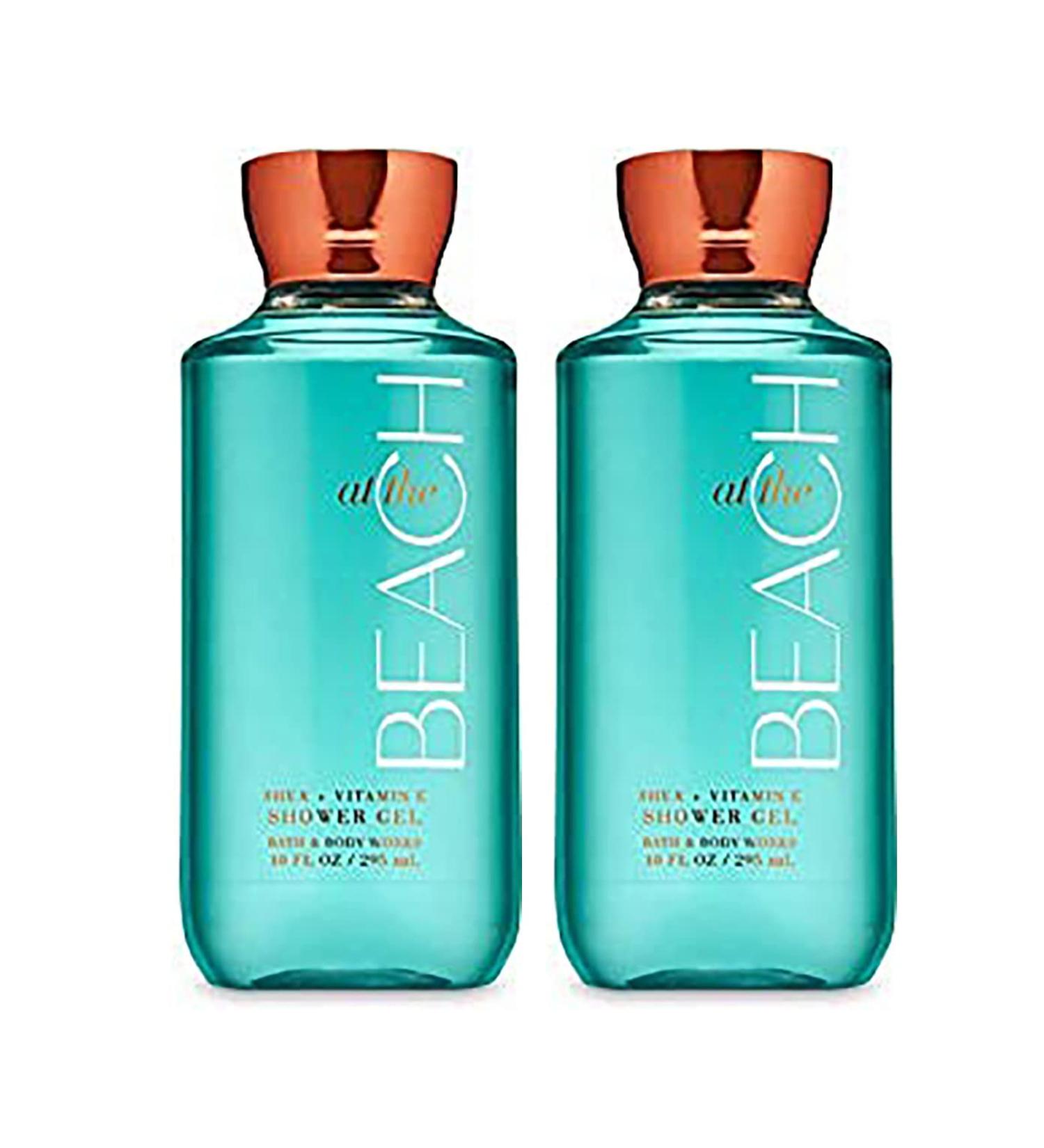 Bath & Body Works At The Beach Shower Gel Gift Sets For Women 10 Oz 2 Pack (At The Beach)
