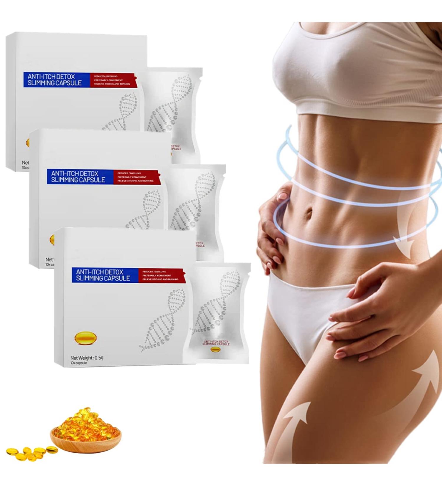 MiNGQIU Soothe&Slim Anti-Itch Detox Slimming Capsule Slimming & Firming Repair & Pink and Tender Natural Capsules Tightens and Removes Odor (30PCS) - Buy Online on GoSupps.com