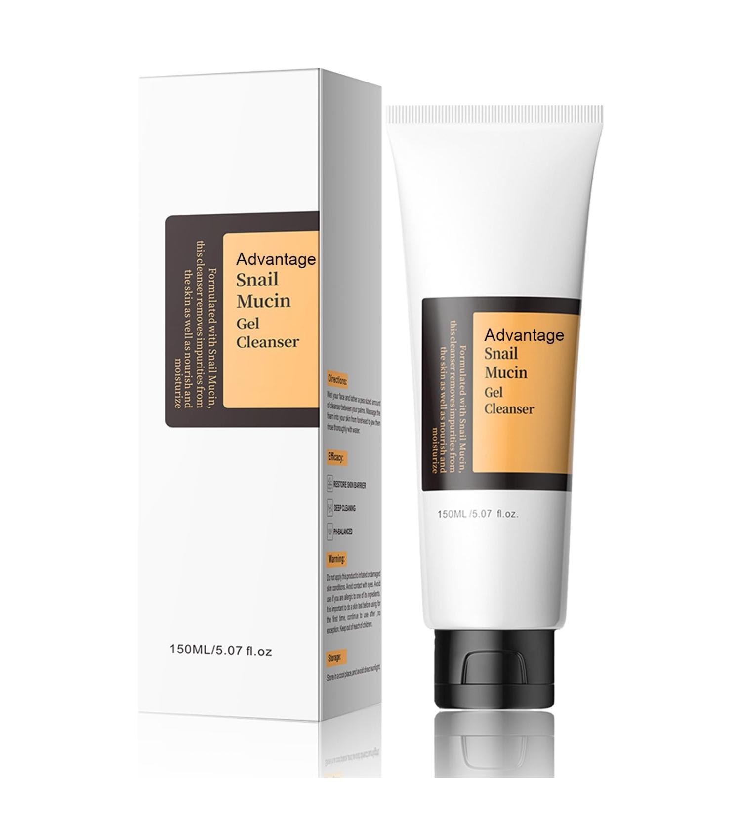 Snail Mucin Face Cleanser - Clean and Clear Face Wash - Face Wash for Acne Prone Skin - Hydrating Cleanser for Women and Men - Skincare of Exfoliating Face Wash - Gentle Facial Cleanser - Buy Online on GoSupps.com