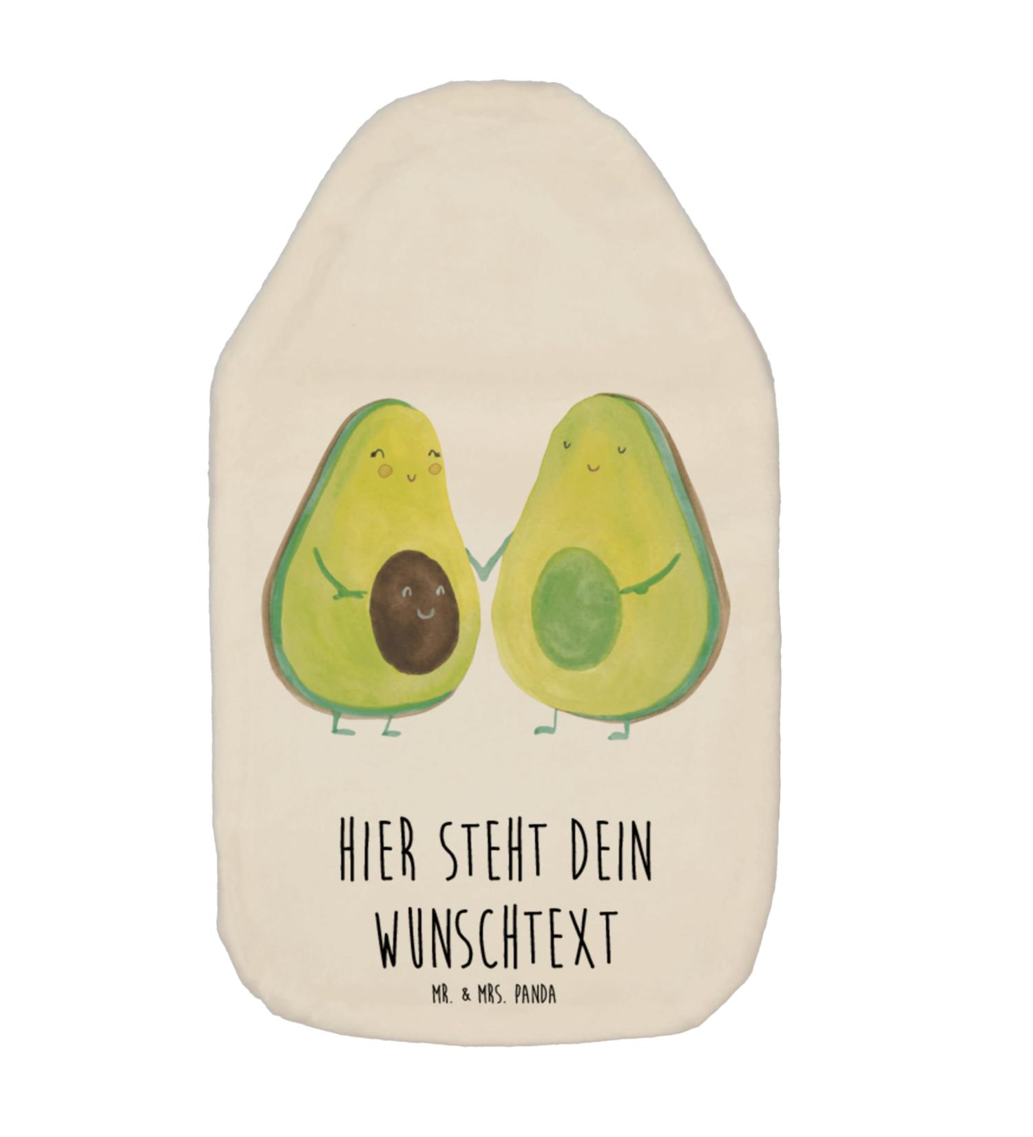 Personalized Mr. & Mrs. Panda Avocado Heat Bottle | Custom Gifts for Couples | Avocuddle Warming Pillow with Names - Buy Online on GoSupps.com