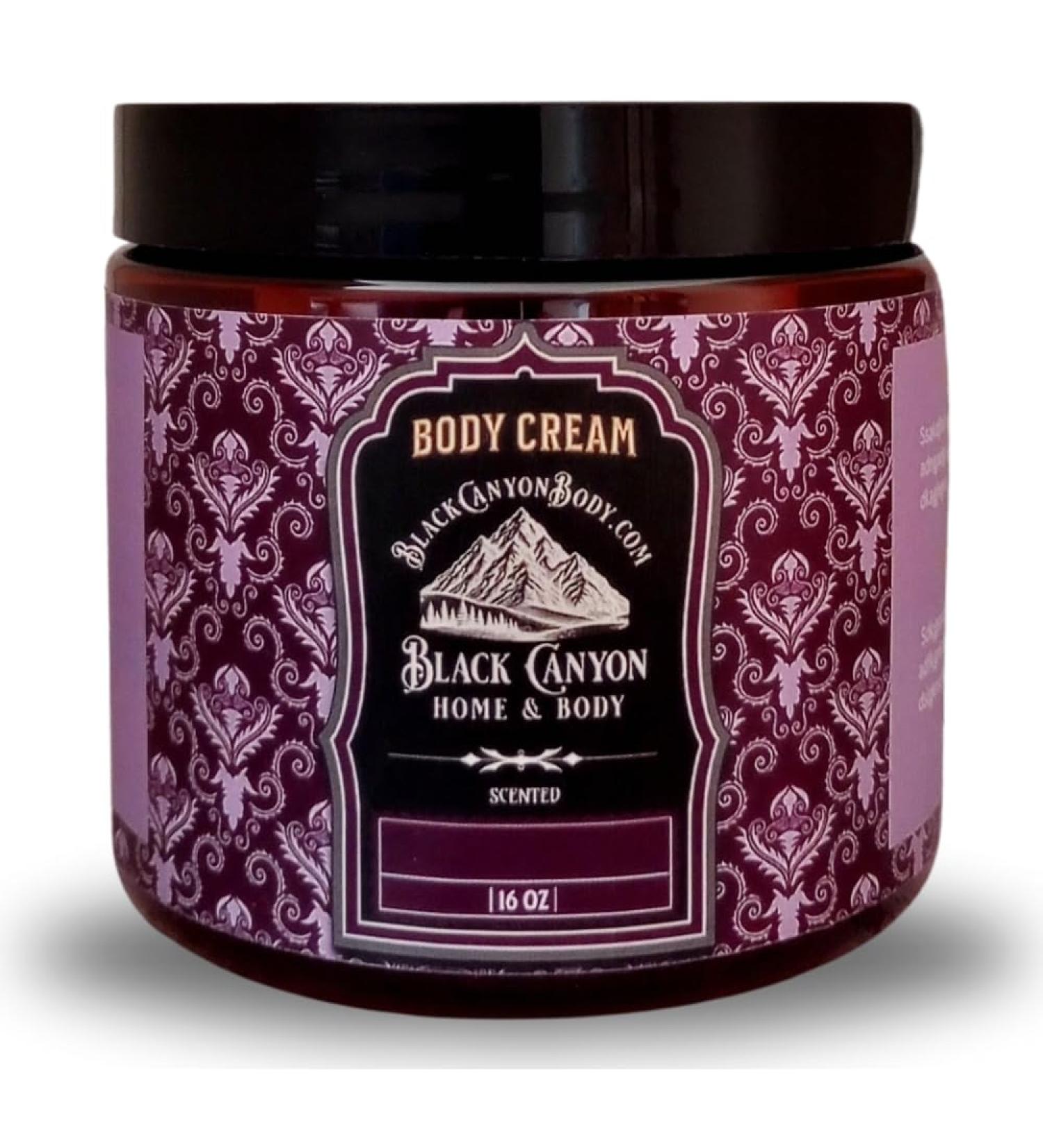 Black Canyon Caramel Woods Scented Body Cream 16 Oz