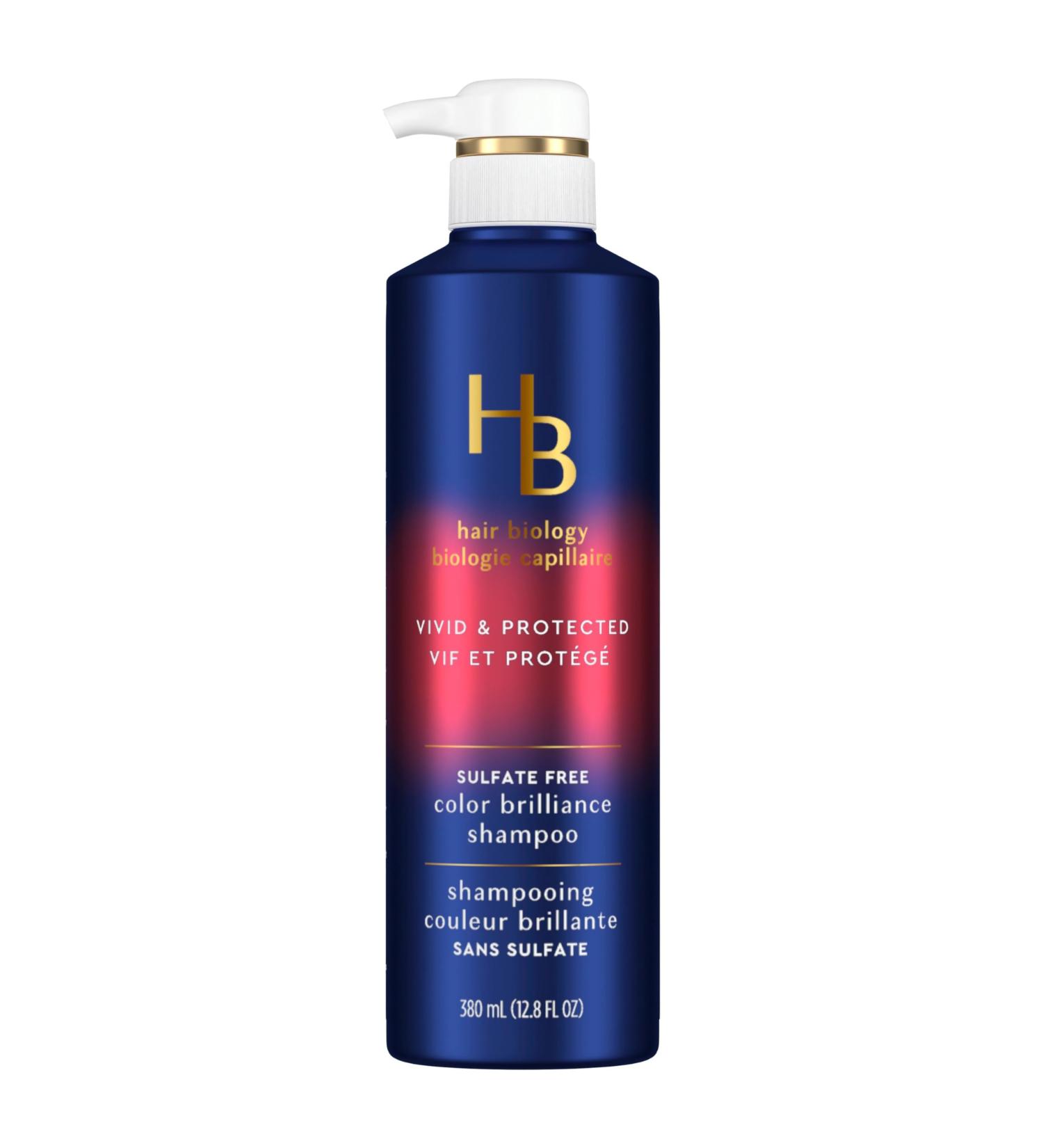 Hair Biology Biotin Color Brilliance Sulfate Free Shampoo Protects From Damage Dullness For Coarse Gray and Color-Treated Hair - 380 ML Color Brilliance Shampoo - Buy Online on GoSupps.com