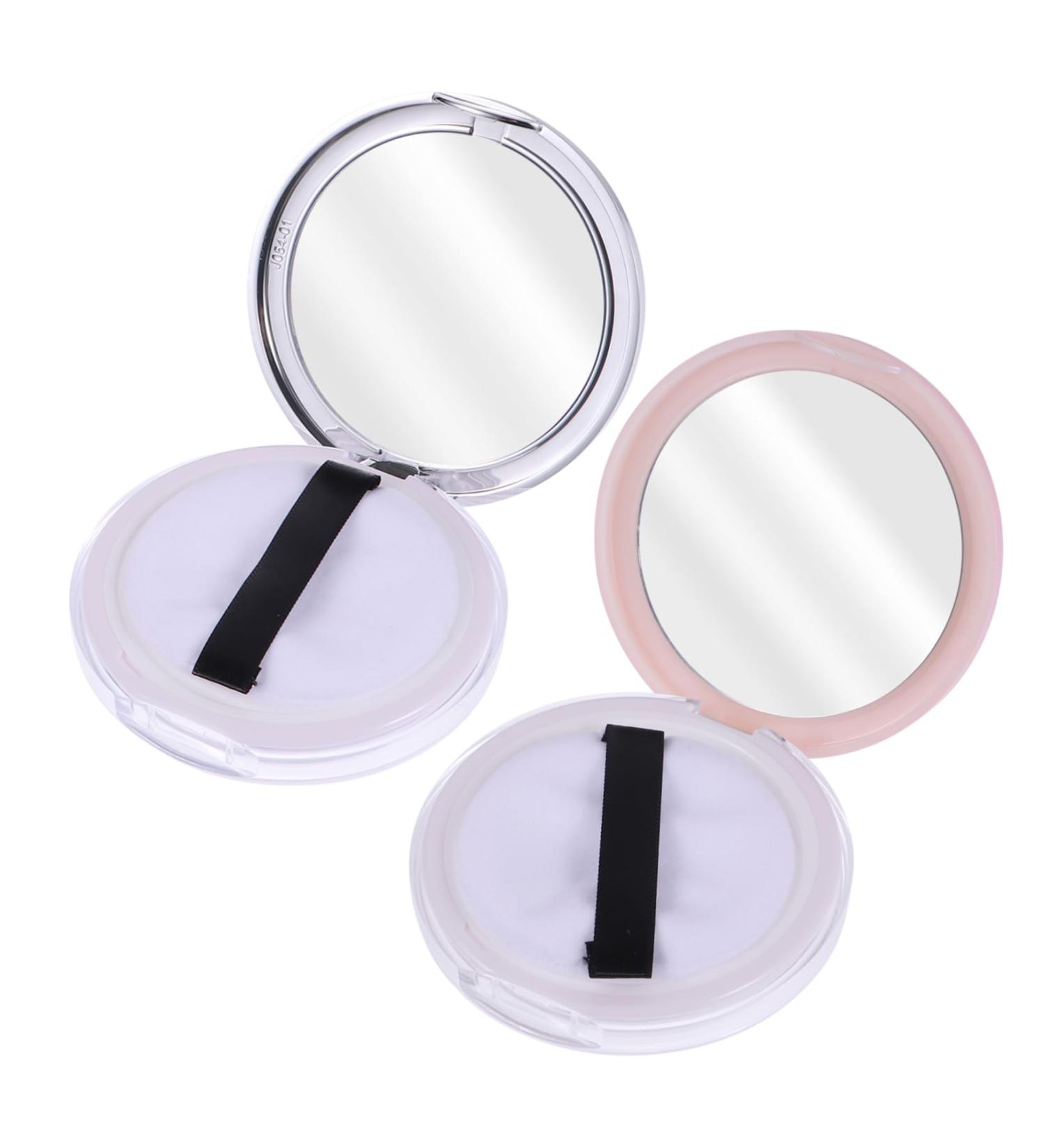 VINTORKY 2pcs Dispensing Empty Toner Mens Protein Powder Cosmetic Powder Case Powder Compact Glass - Buy Online on GoSupps.com
