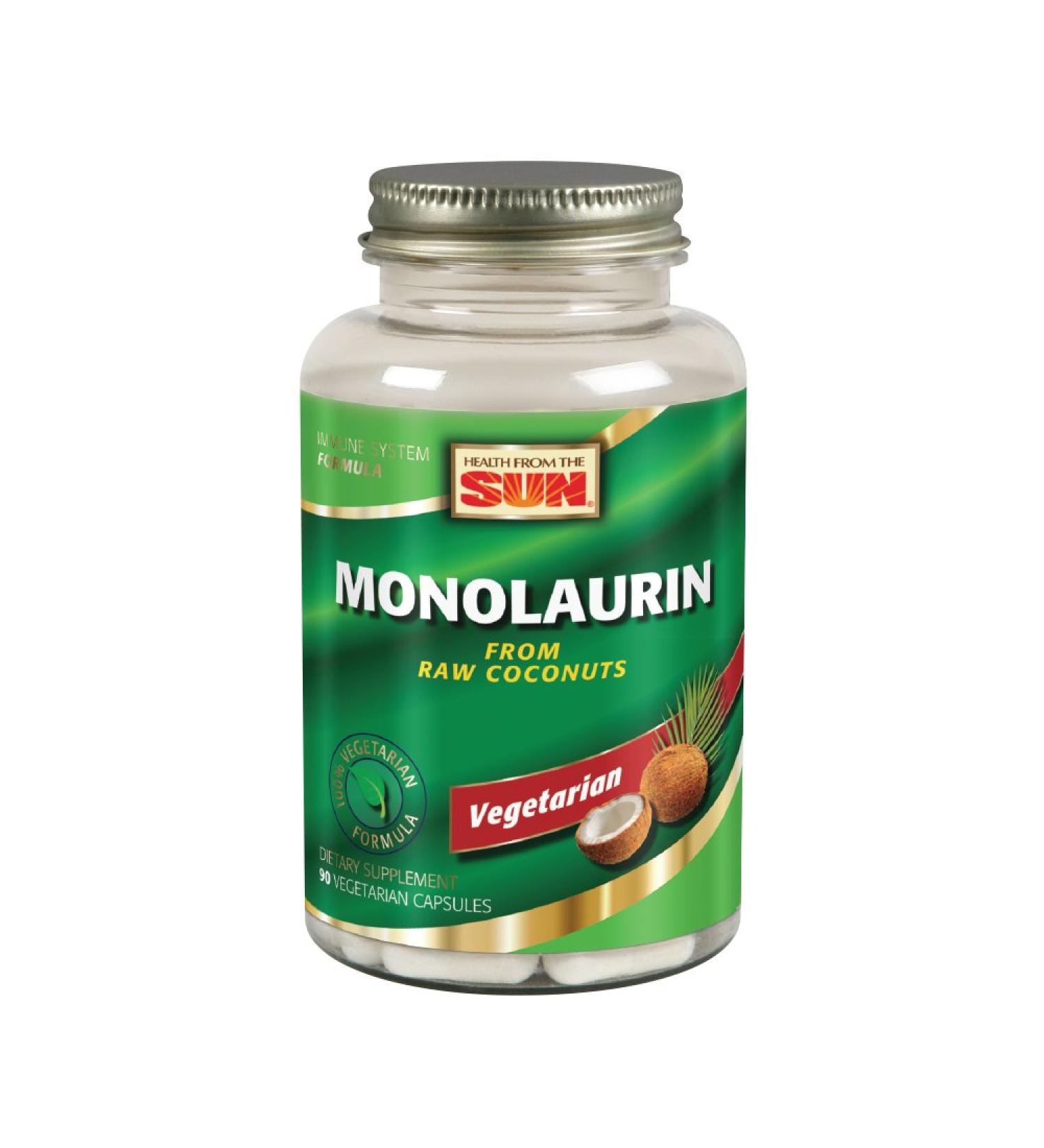 Monolaurin 90 Veggie Capsules - Nature's Life | Immune Support & Antimicrobial - Buy Online on GoSupps.com