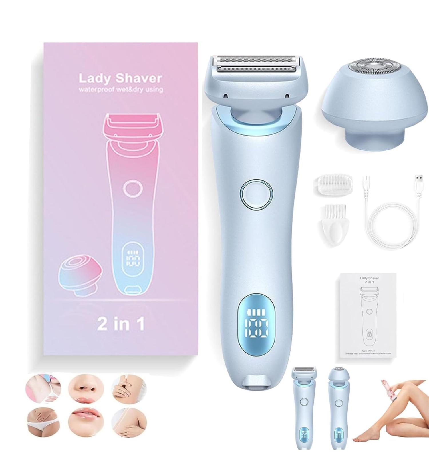 Duskofficial Razor Dusk Official Shaver Dusk Official Electric Razor The Glide Pro 3.0 Razor Duskofficial The Glide Pro 3.0 Premium Waterproof Electric Shaver Razors for Women (Blue) - Buy Online on GoSupps.com