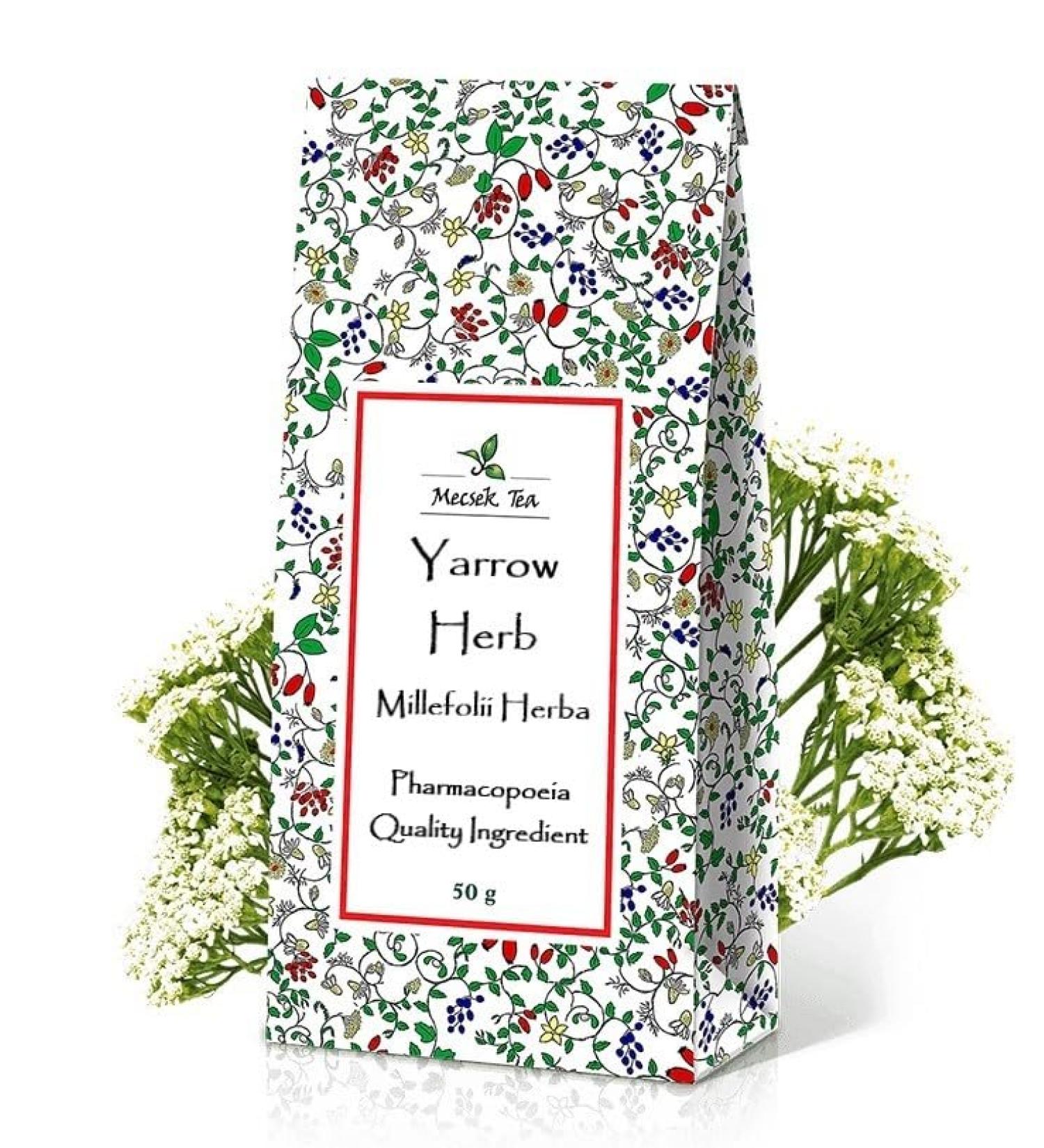 Yarrow Milfoil Herbal Natural Premium Loose Leaf Tea 50g - Millefolii Herba - Achillea Millefolium