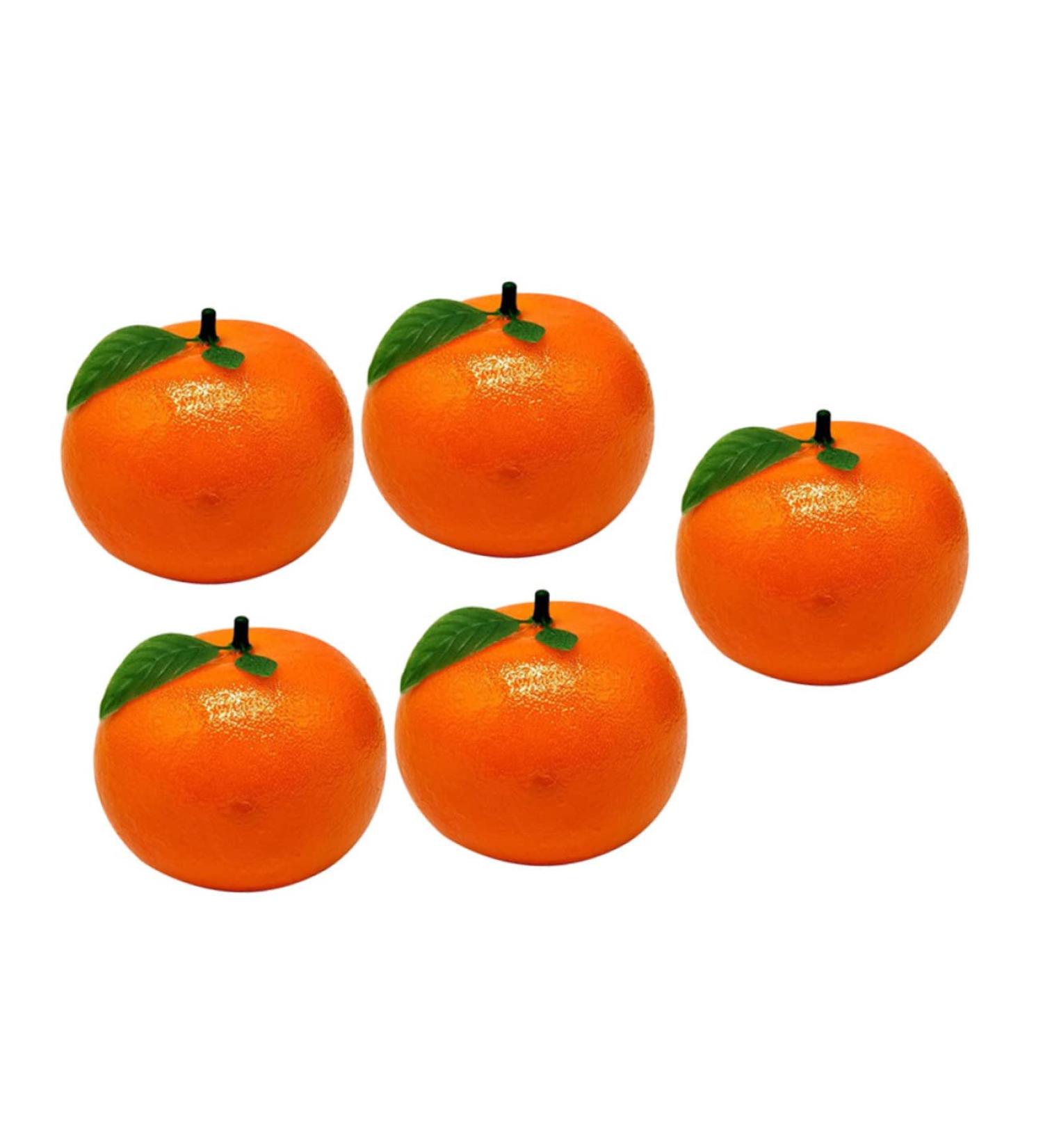 COOPHYA Kitchen Fruit 5pcs Orange Model Toddler Toy Home Accessories Artificial Fruits Fake Fruit Model Kids Toy Simulation Oranges Models Photo Props Child Plastic High Simulation - Buy Online on GoSupps.com