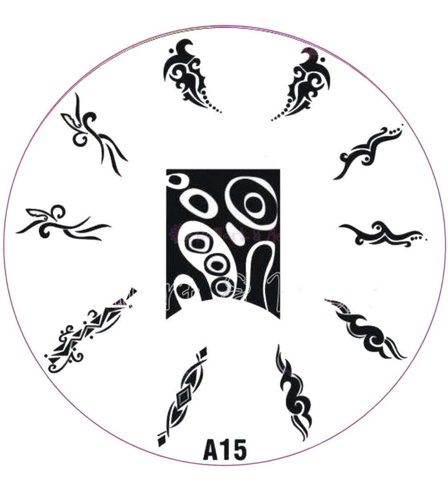 ++SPECIAL ITEM++ Stamping stencil A-Series: A15 Tribal