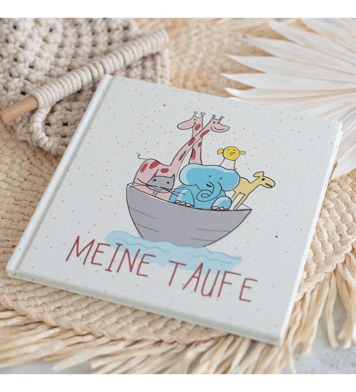 Personalized Noah's Ark Baptism Guest Book - Perfect for Boys & Girls - Unique Baptism Gift & Album - Buy Online on GoSupps.com