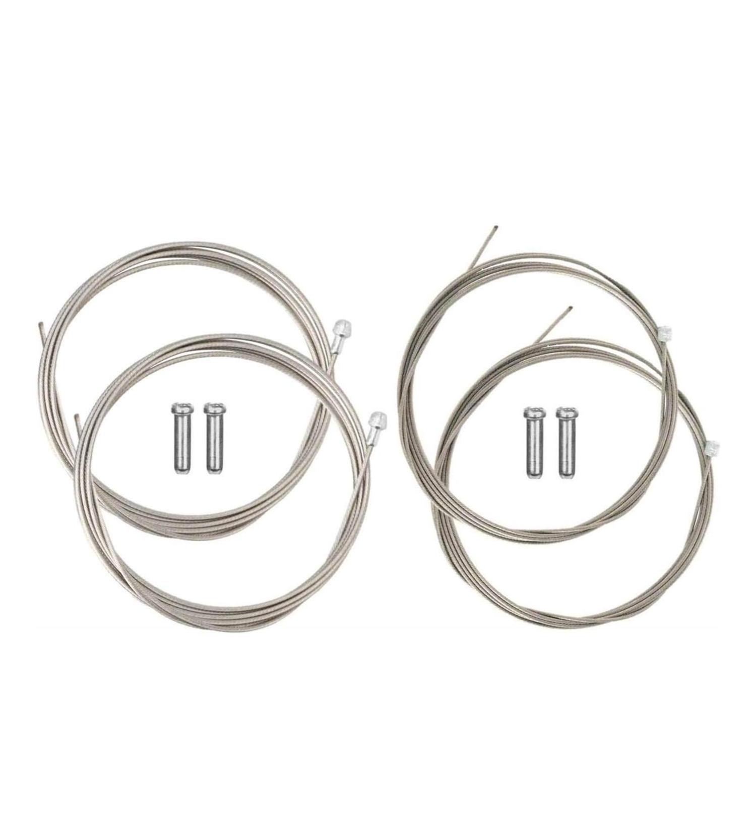 SHIMANO Road Brake and Shifter Cable Set Bundle, Housing Sold Separately