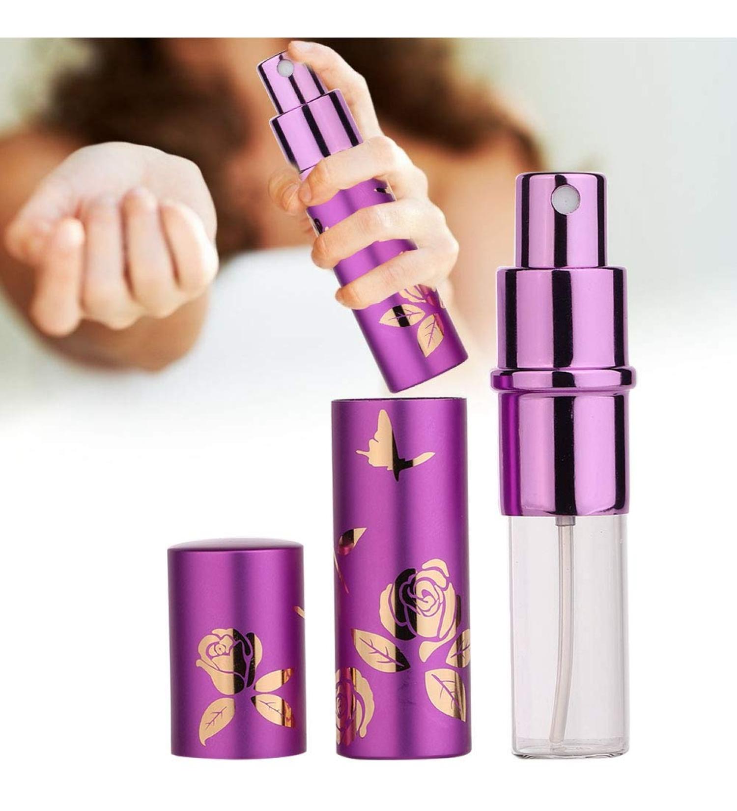 Buy Portable Refillable Perfume Bottle - Mini Travel Atomizer Spray - 10ml Aluminum Cosmetic Bottle for Quick Refills - Buy Online on GoSupps.com