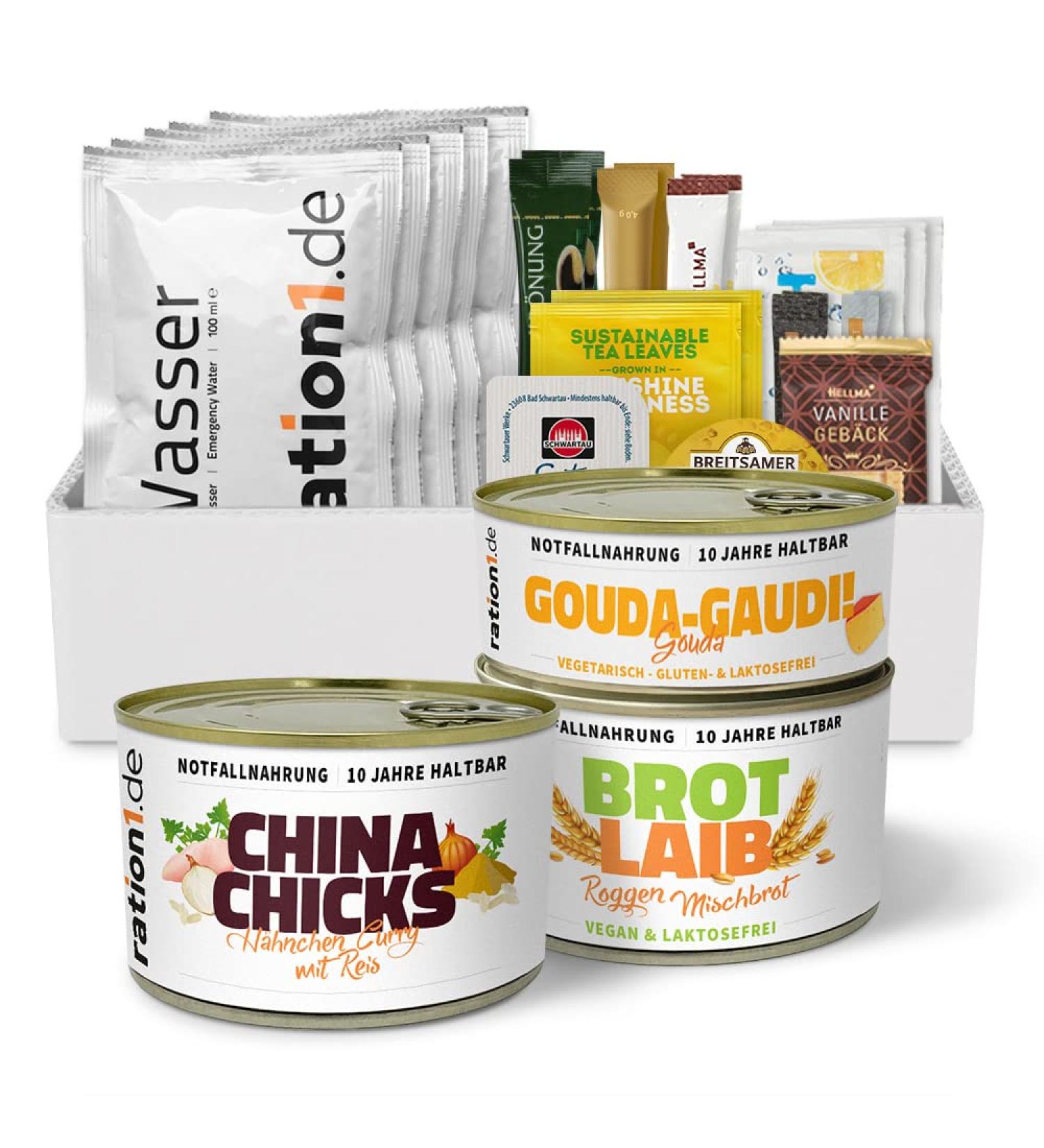 Ration1 Long-Term EPA Chicken Curry with Rice - Premium Daily Meal for International Shipping - Buy Online on GoSupps.com