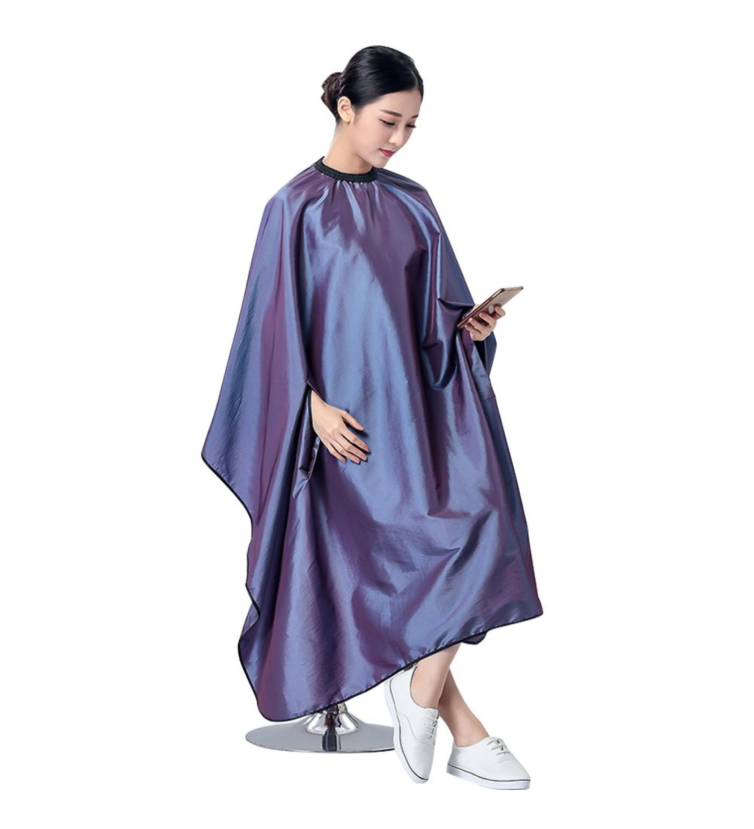 Waterproof Hair Cutting Cape for Salon & Barber - Purple Stretch Design - Buy Online on GoSupps.com