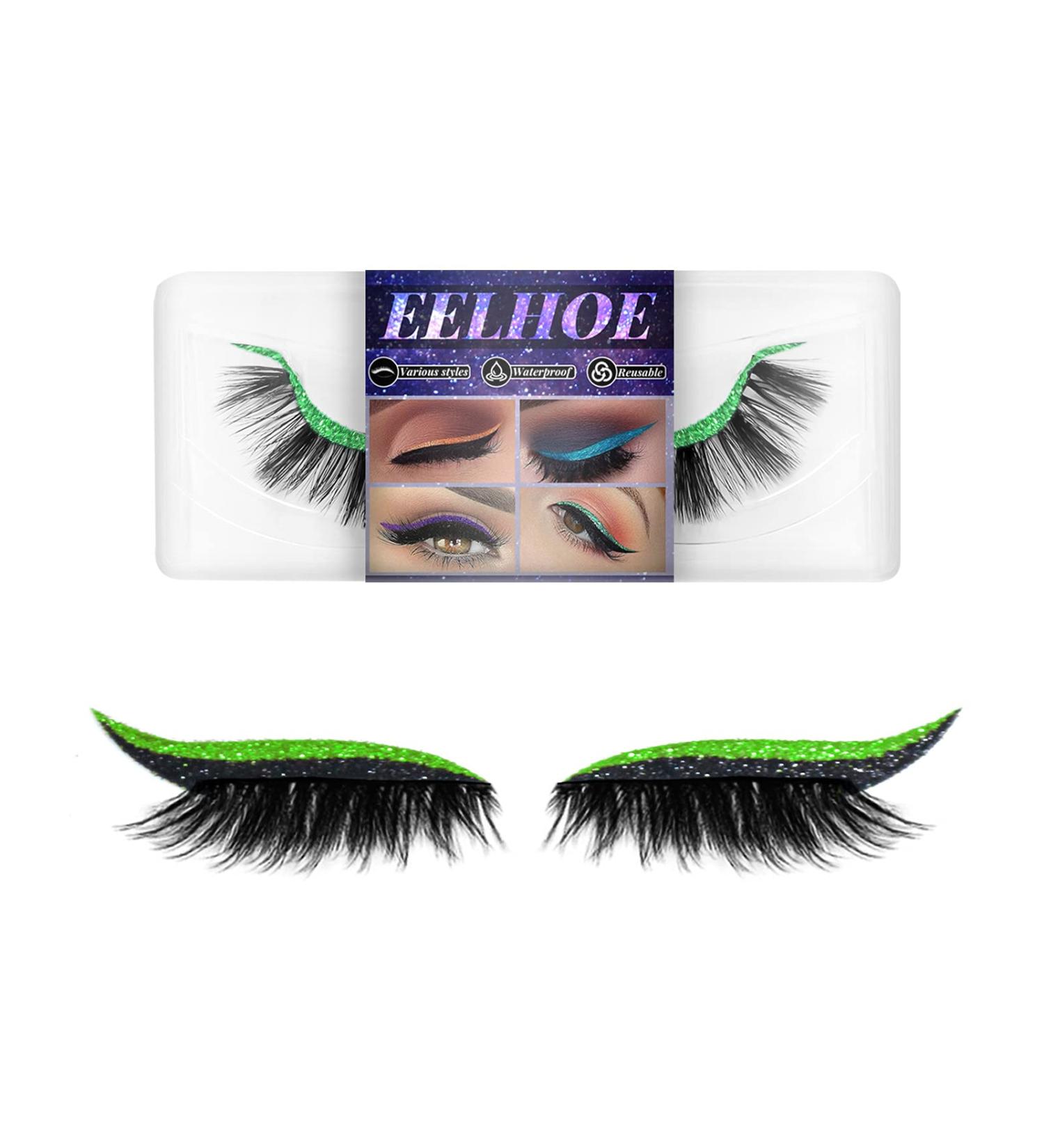 Reusable Eyeliner & Eyelash Stickers - Multicolored Makeup Tool for Role-Playing & Photo Parties | LSggtim - Buy Online on GoSupps.com