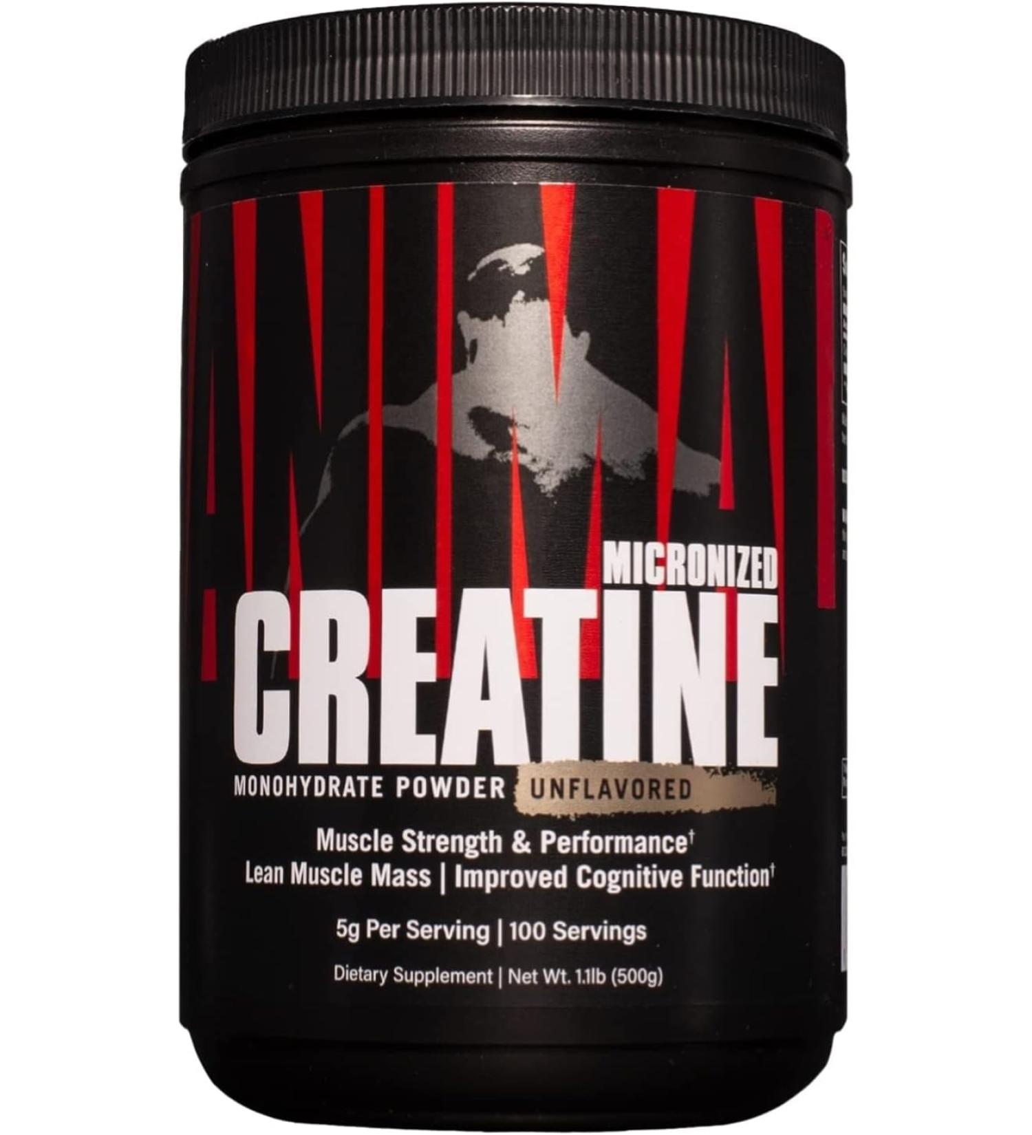 Buy Micronized Creatine Powder 500g - Enhance Performance & Training | Universal Nutrition Animal - Buy Online on GoSupps.com