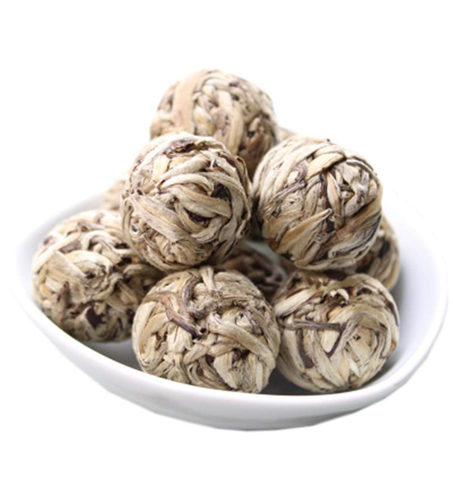 Th Pu'er chinois Th Puer brut Th vert Aiguille d'argent Perle faite la main Th blanc Vieil arbre Th Pu-Erh Soins de sant Th Pu-Er Th Puerh sain Nourriture verte (8PCS) - Buy Online on GoSupps.com