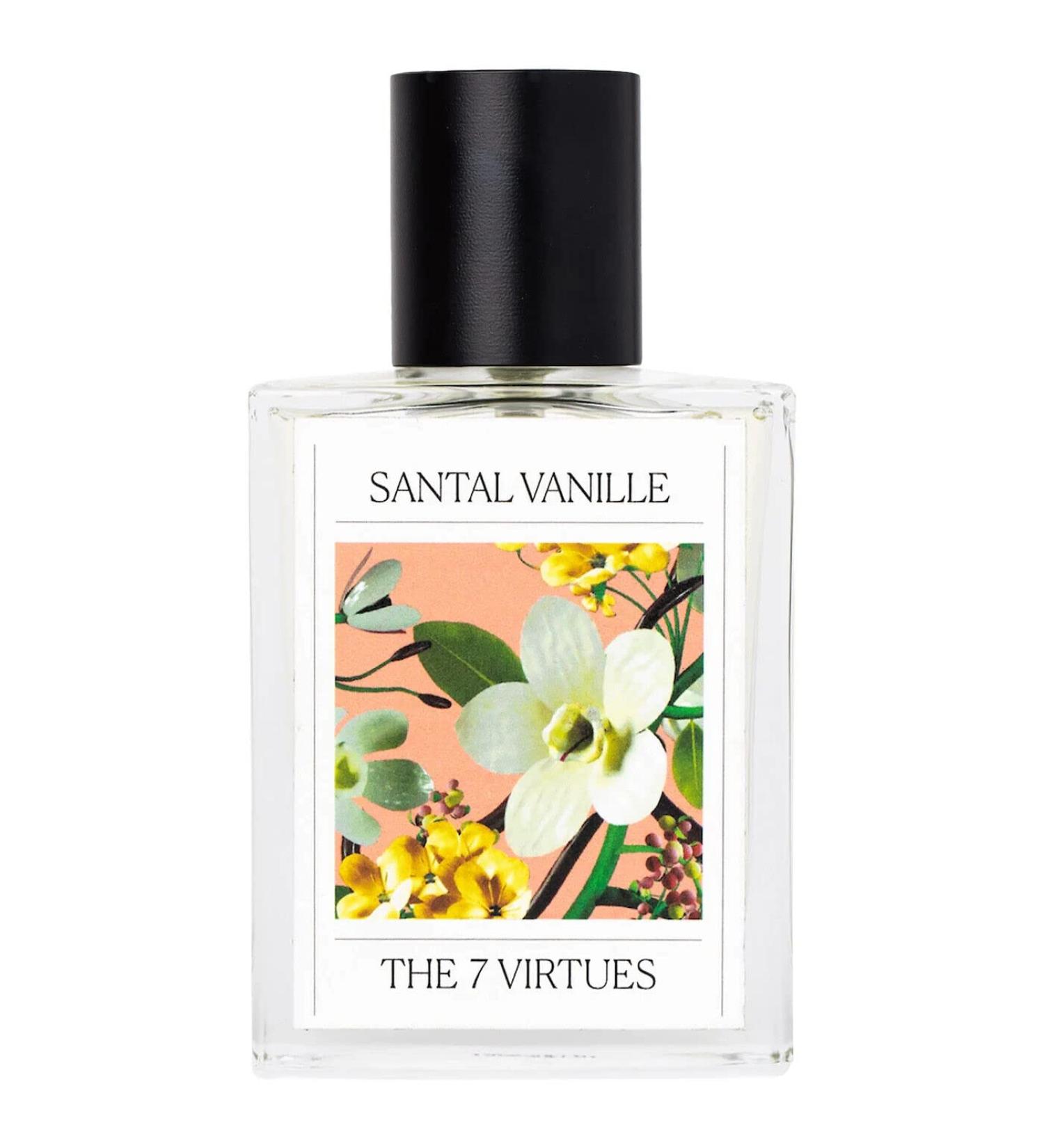 The 7 Virtues Santal Vanille Eau de Parfum 1.7 oz Natural Ingredients Perfume - Buy Online on GoSupps.com
