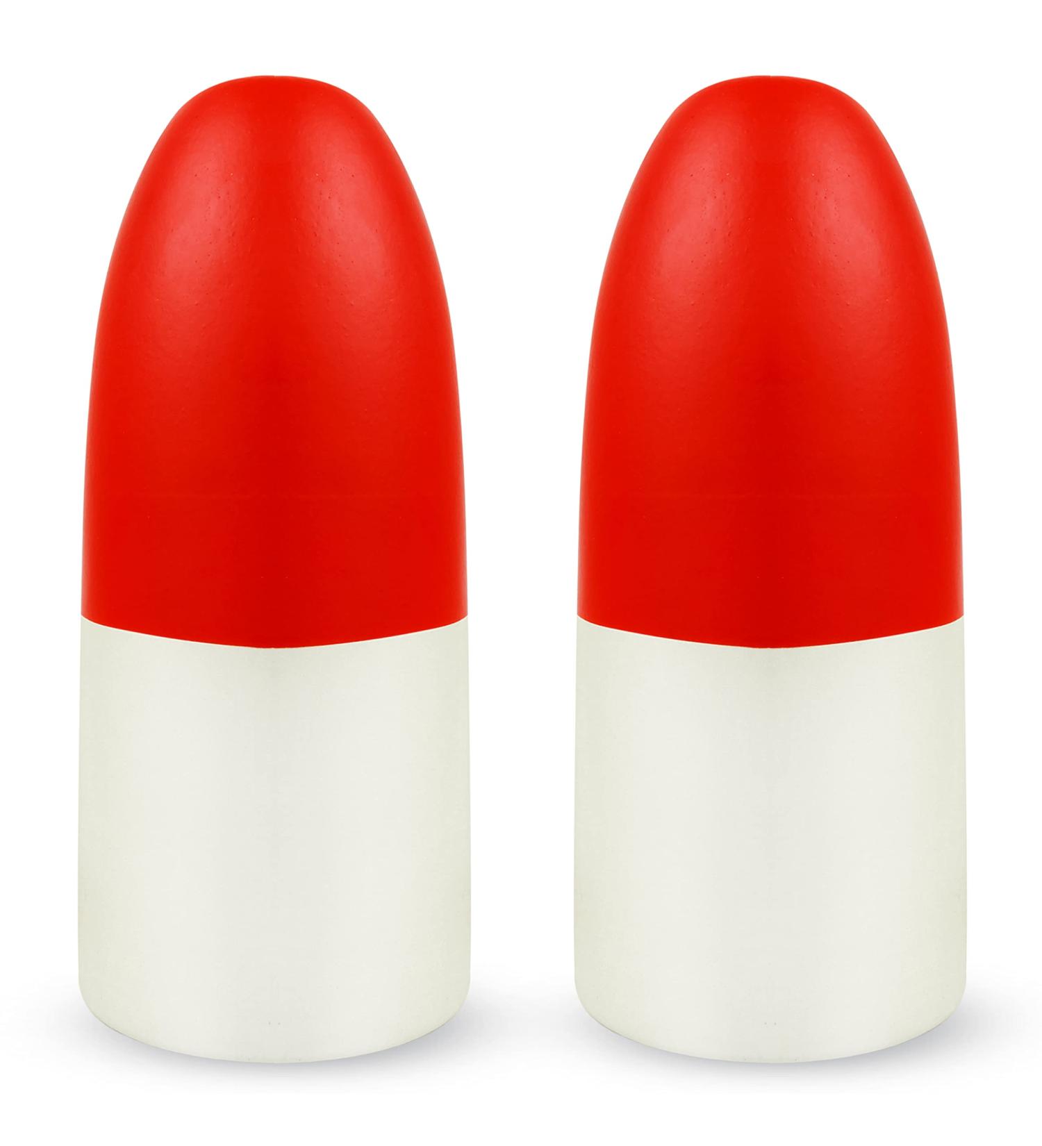 SILANON Crab Trap Floats Buoy 6x14 Inch Red/White - Pack of 2 | Fishing Marker Buoys for Crab Pot, Shrimp Trap, Kayak Stabilizer - Buy Online on GoSupps.com