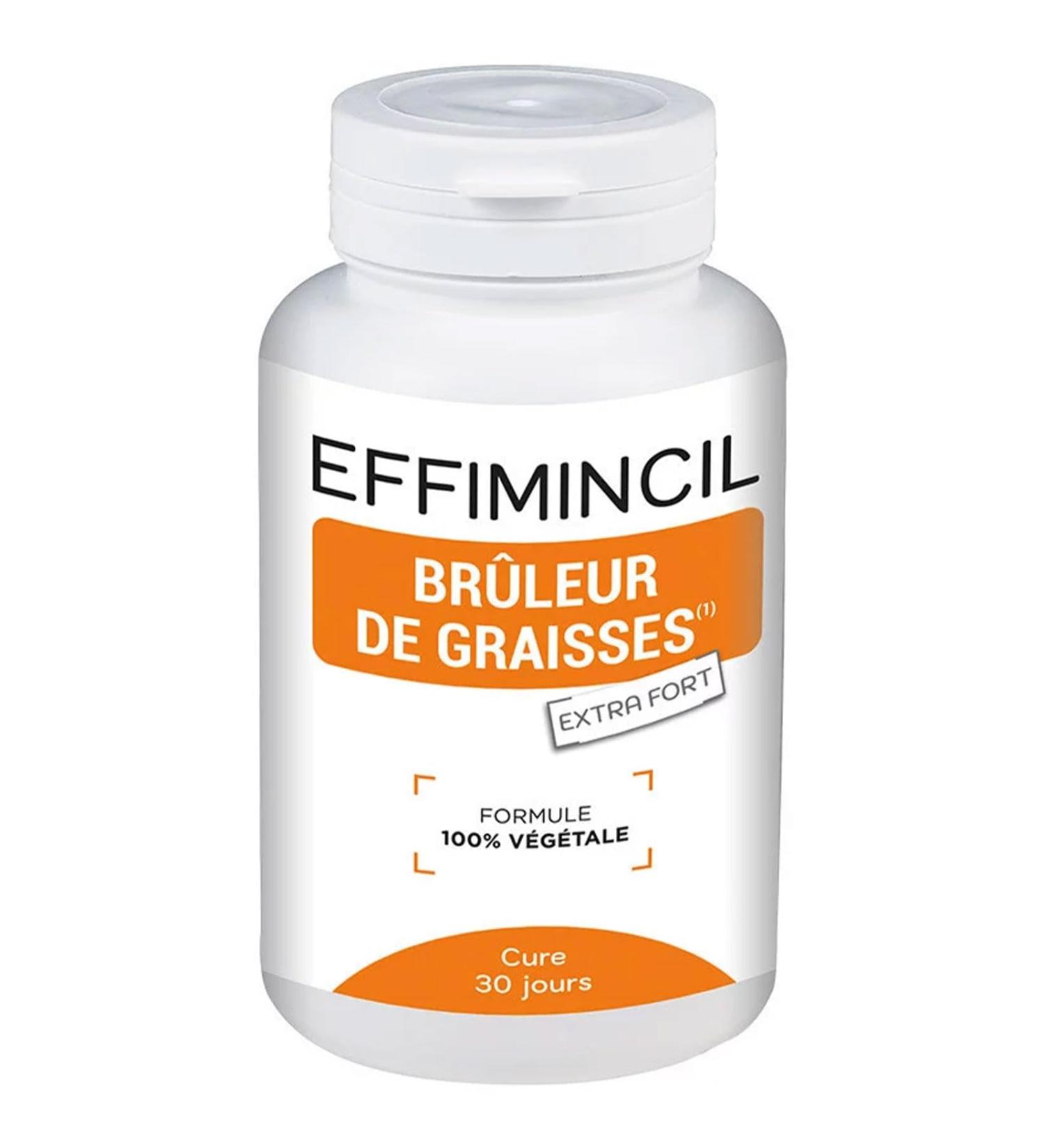 NUTRIEXPERT Fat-Burning Effimincil - 100% Vegetable Formula - Double Action Slimming - 30 Day Cure - 120 Vegetable Capsules - Buy Online on GoSupps.com