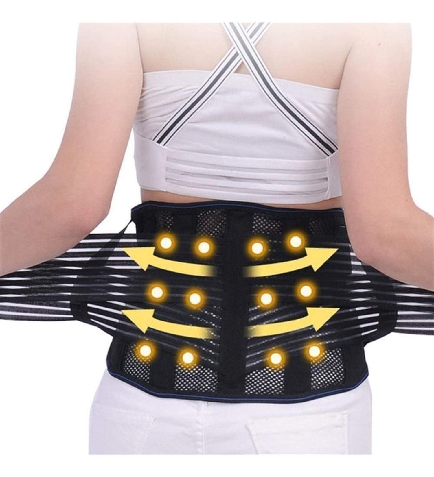Buy Lordosis Support Belt - Self-Warming Tourmaline Magnetic Pain Relief for Back & Spine - XL Size Posture Corrector - Buy Online on GoSupps.com