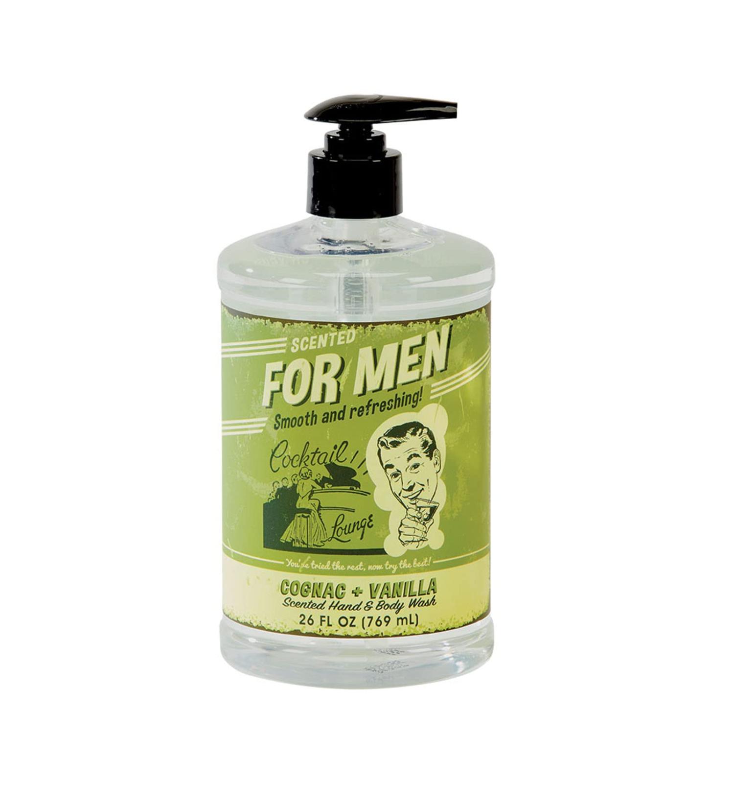 San Francisco Soap Company Men's Cognac & Vanilla Hand and Body Wash - Buy Online on GoSupps.com