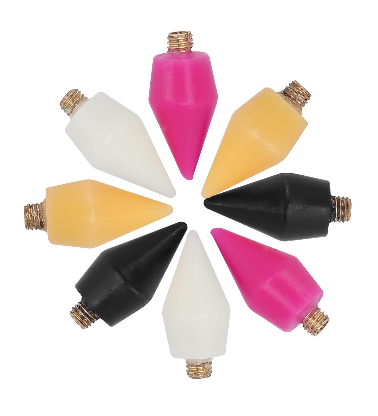 8-Pack Nail Picker Wax Heads - Easy to Replace Wide Contact Area Metal Screw - Ideal for Home Nail Studios & Professionals - Buy Online on GoSupps.com