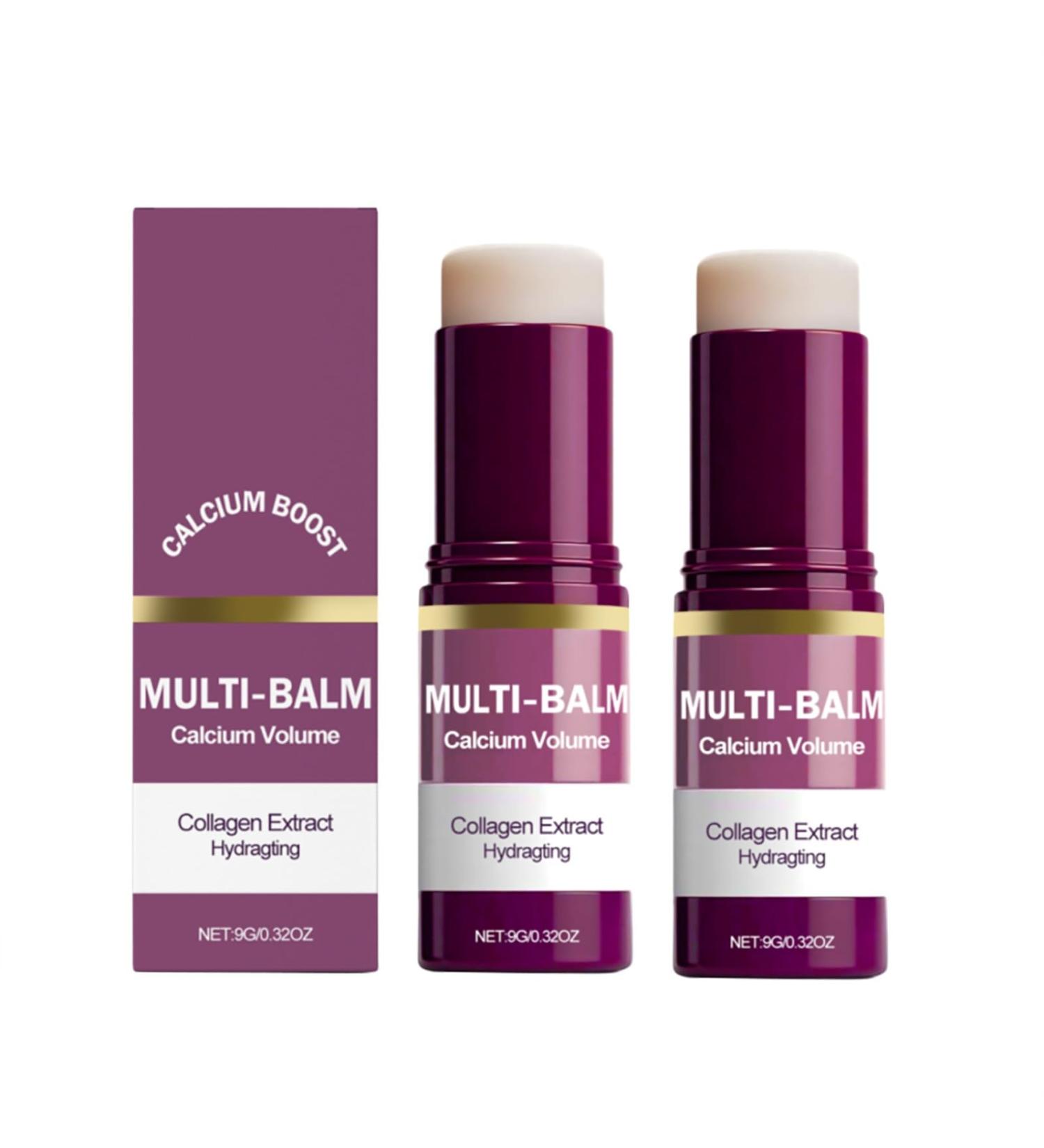  NTHFECG Calcium Multi Balm Anti-Aging & Firming Korean Skincare Stick Anti-Aging Eye Cream for Wrinkles and Dark Circles Collagen Moisturizing Stick for Eyes Neck Face (2 - Buy Online on GoSupps.com