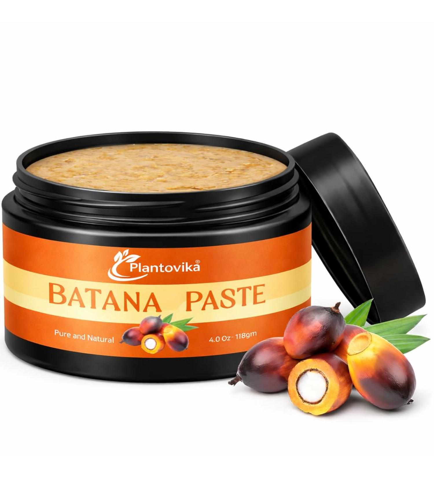 Raw Honduran Batana Paste 4oz 100% Pure Unrefined for Hair Growth Strengthens Hair Reduces Breakage Enhances Shine Non-Greasy No Silicones Sulfates or Parabens All Hair Types