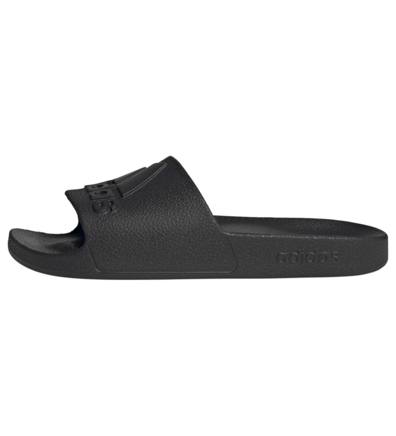 Buy adidas Unisex Adilette Aqua Logo Slides 40.5 EU - Core Black | International Shipping Available - Buy Online on GoSupps.com