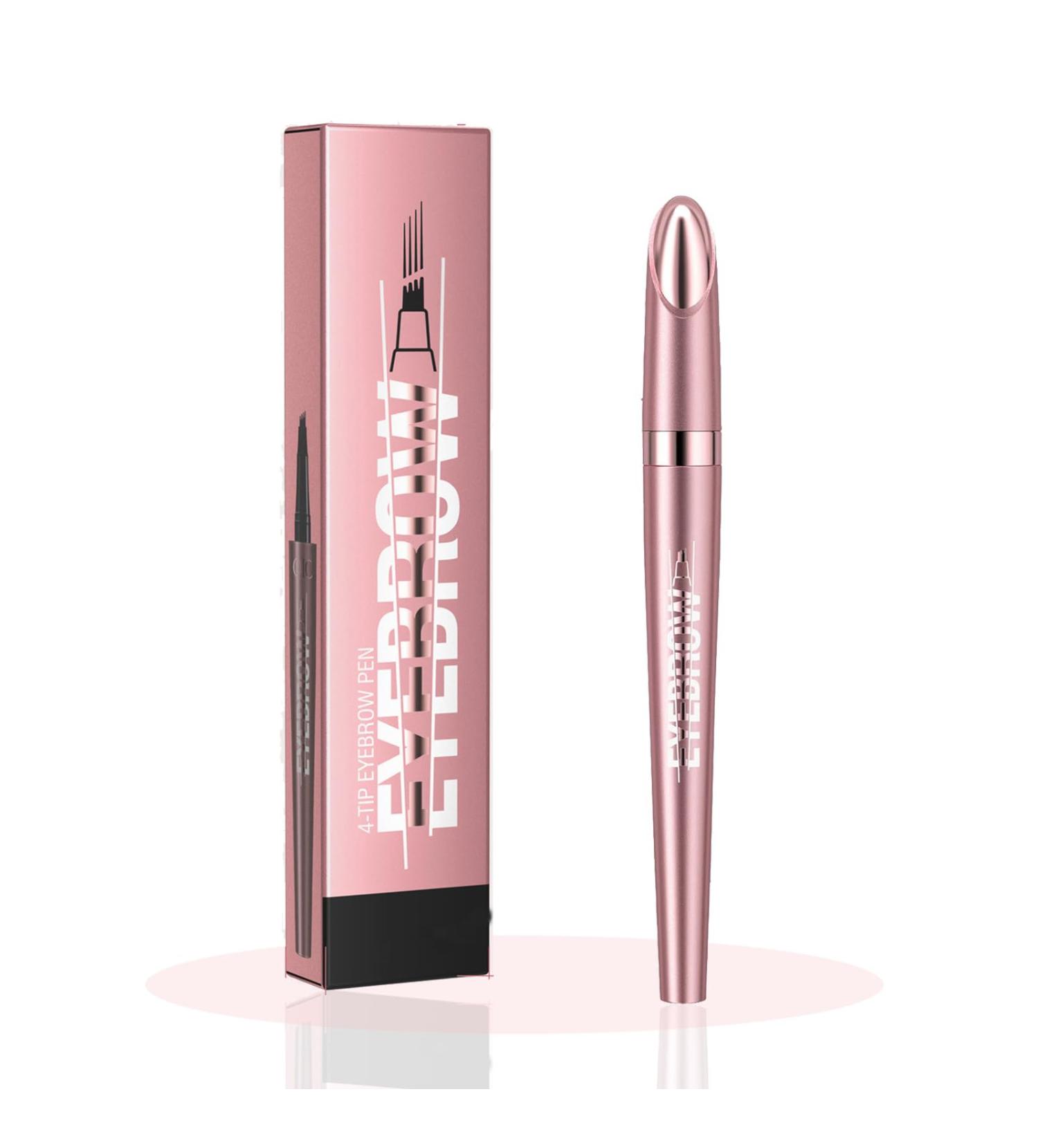 2024 New Magic Eyebrow Pencil 3D Waterproof Microblading Eyebrow Pencil Contouring Pen 4-Tipped Precise Brow Pen Long-Lasting Natural Fine Stroke Eyebrow Pencil (A Light Coffee) - Buy Online on GoSupps.com