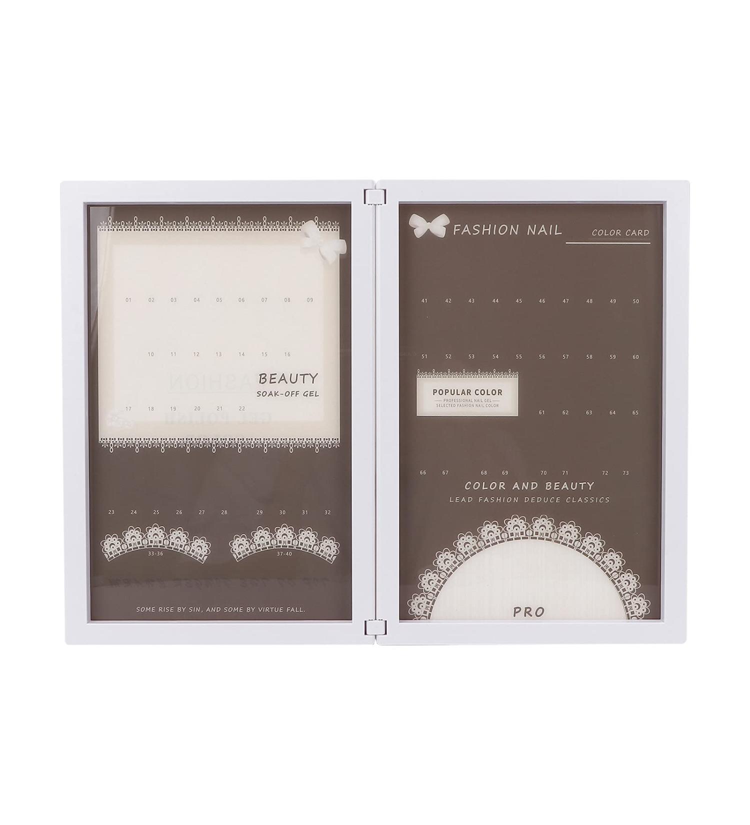 Nail Display Book | Waterproof Magnetic Closure Box for Nail Art | Perfect for Nail Salons - International Shipping - Buy Online on GoSupps.com