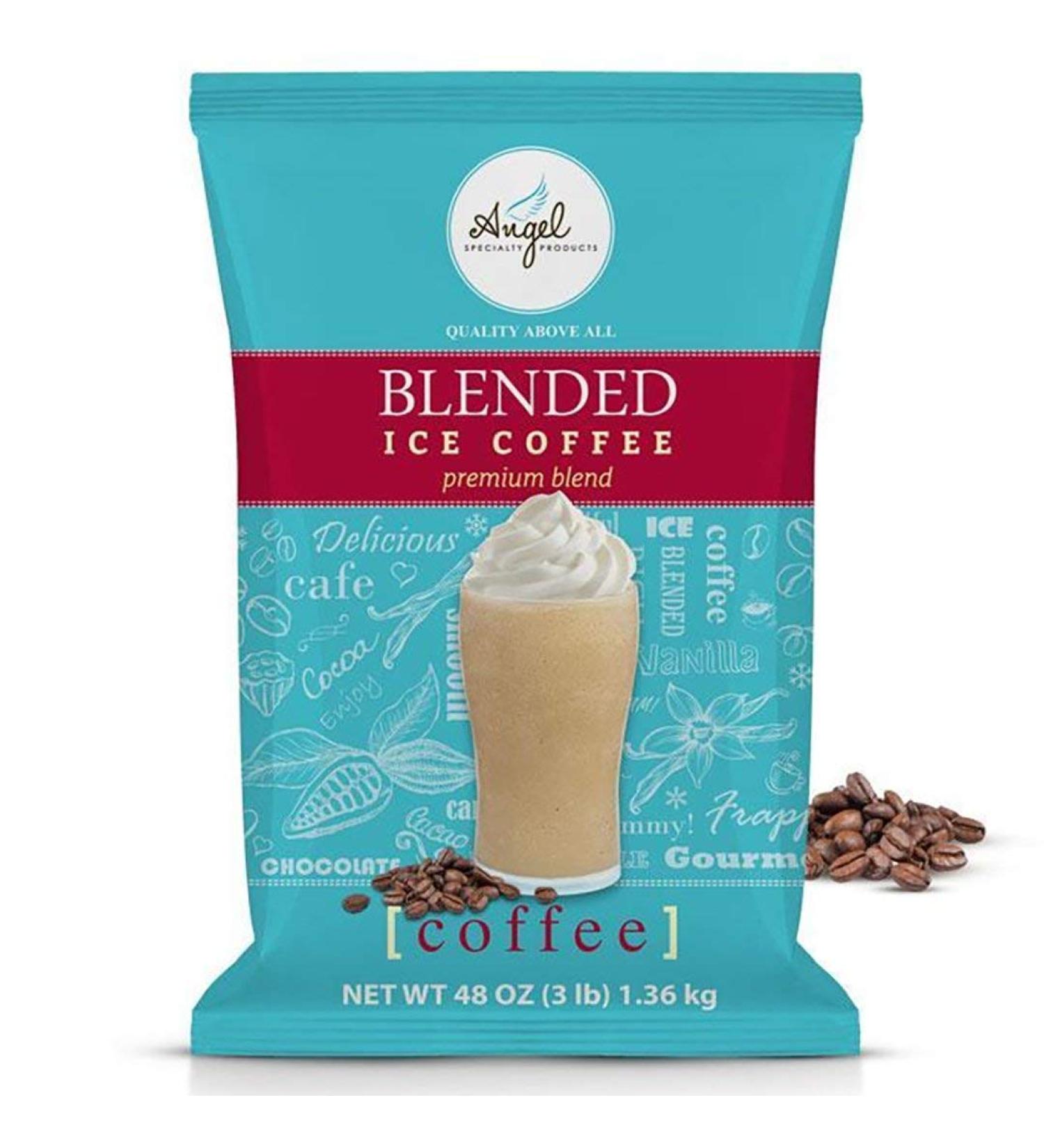 Angel Specialty Products, Blended Ice Coffee Instant Frappe Powder Drink Mix - 48 Oz - Buy Online on GoSupps.com