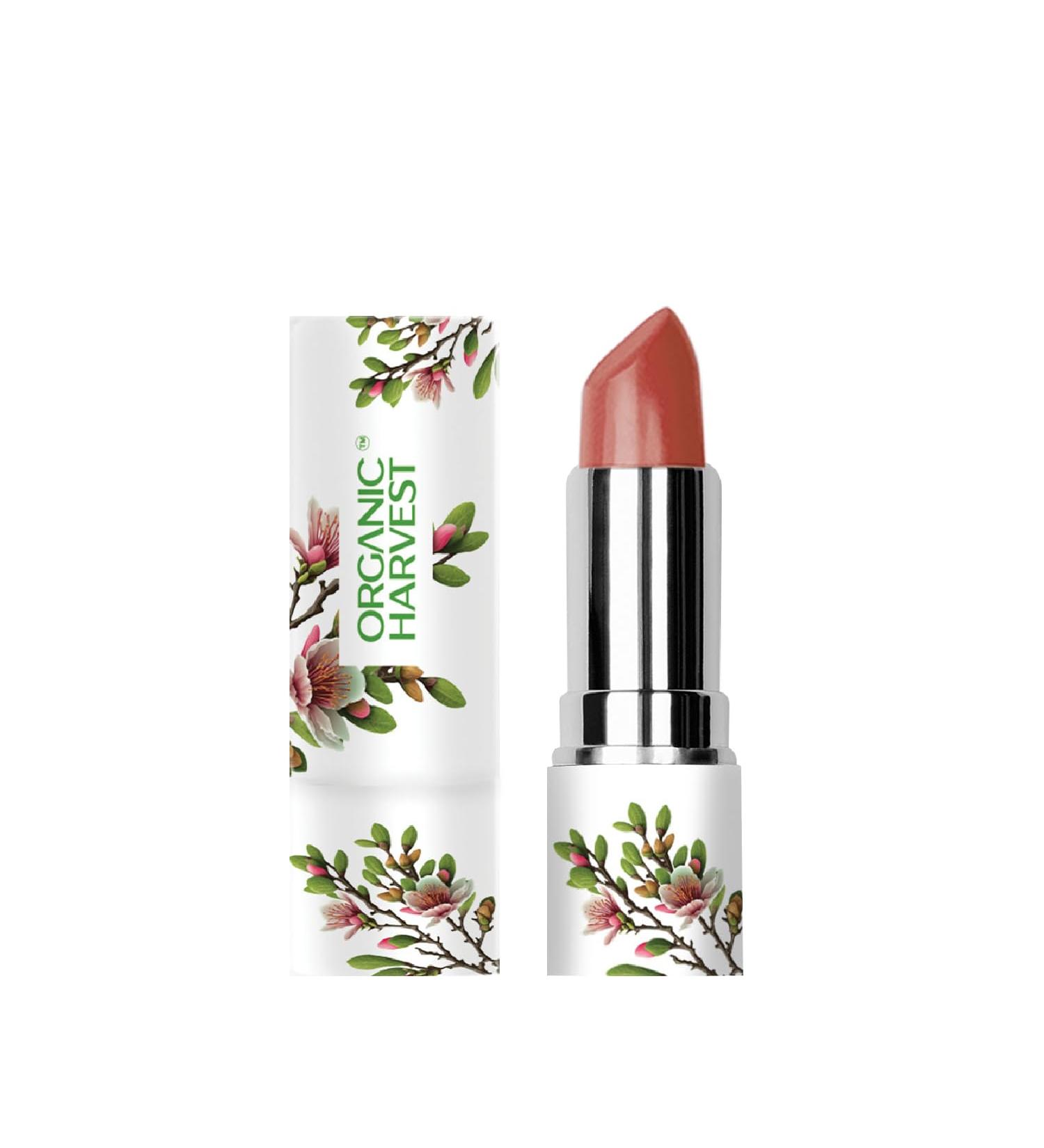 Moisture Matte Lipstick - Rosewood Brown | Long-Lasting Creamy Organic & Vegan | Hydrating Formula | Cruelty-Free | 4gm - Buy Online on GoSupps.com