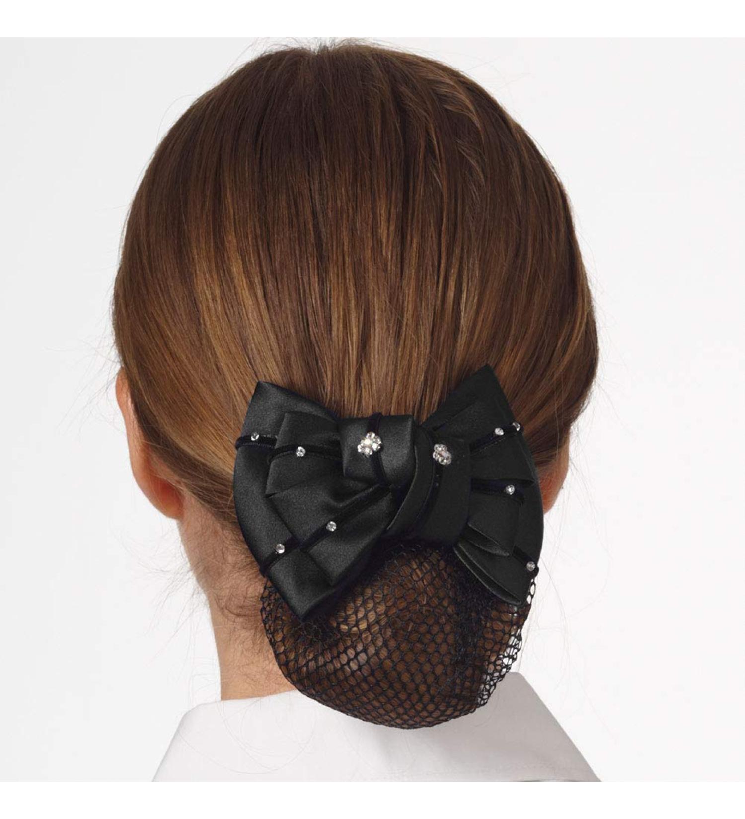 Ovation Premium Show Bow-Black Gem Floral