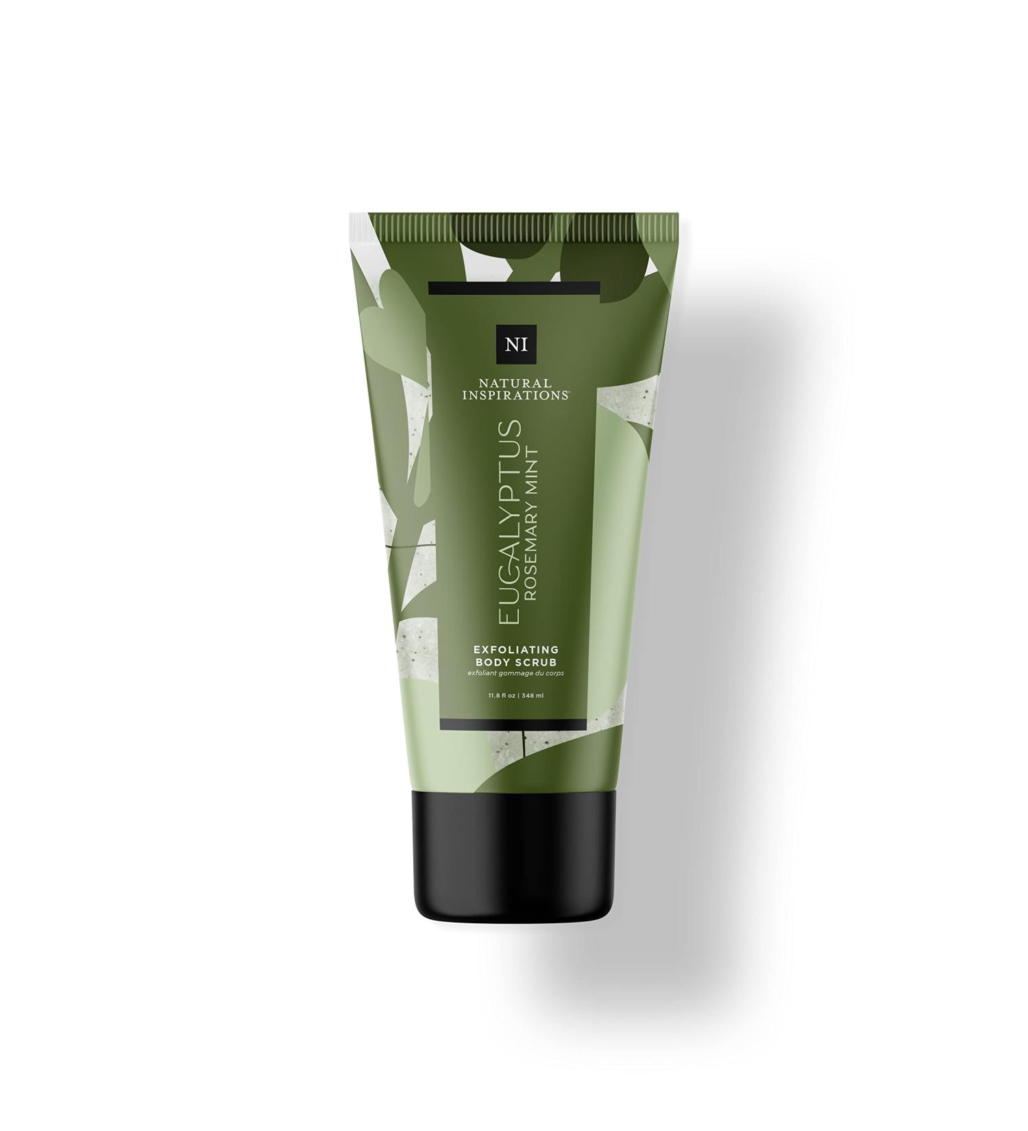 Natural Inspirations Eucalyptus Rosemary Mint Exfoliating Scrub | 6oz Face & Body Exfoliator - International Shipping - Buy Online on GoSupps.com