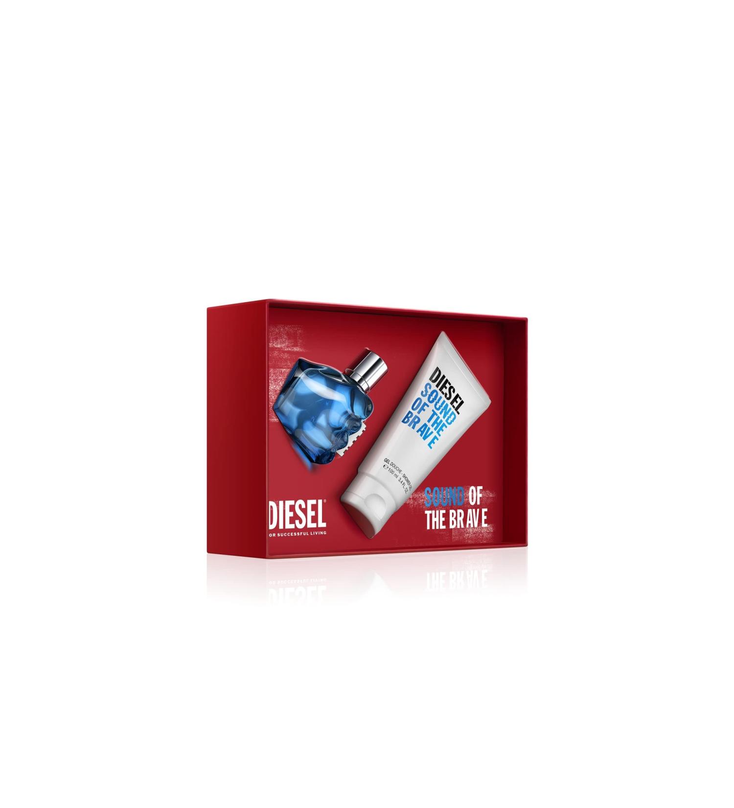 Diesel Sound of the Brave 2 PC Fragrance Gift Set for Men - 1.7 Fl Oz Eau de Toilette Spray & 3.4 Fl Oz Shower Gel - Notes of Bison Grass Accord Amber Woods & Juniper Essence - Buy Online on GoSupps.com
