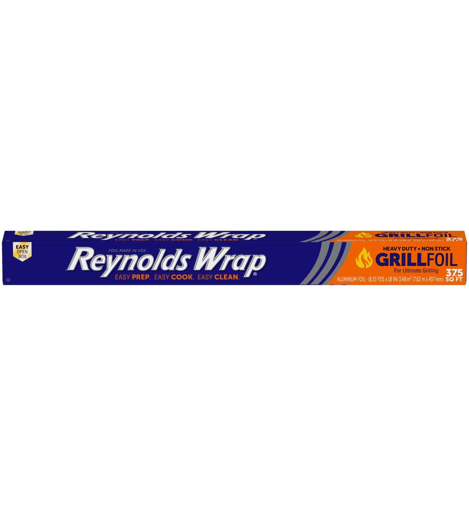Reynolds Wrap Grill Foil - 37.5 Sq Ft | Durable & Versatile Aluminum Foil for Grilling - Buy Online on GoSupps.com
