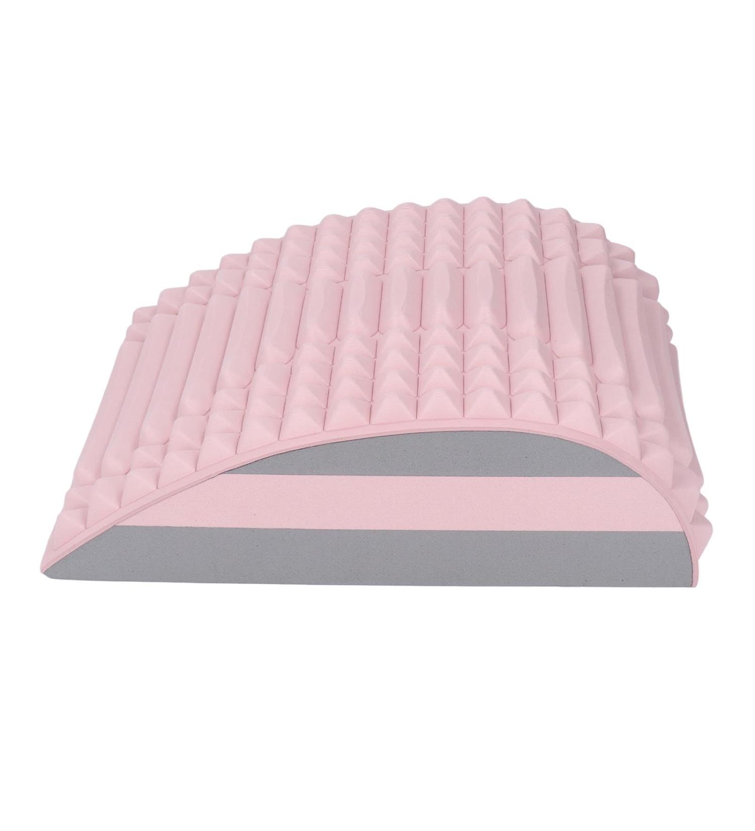 Lower Back Stretching Tool | Reduce Fatigue & Relax Neck & Spine - Light Pink - Buy Online on GoSupps.com