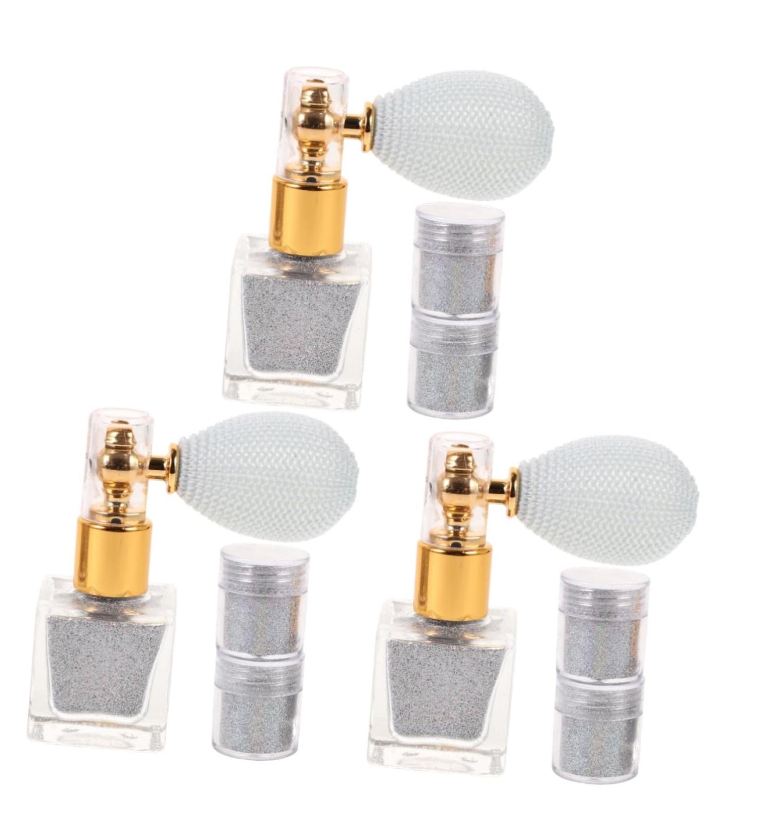 Beavorty 3 Sets Glitter Powder Face Paint Makeup Cosmetic Shimmer Hair Glitter Spray Highlight Dusting As Shown 1x3pcs 7.4X6.8CMx3pcs - Buy Online on GoSupps.com