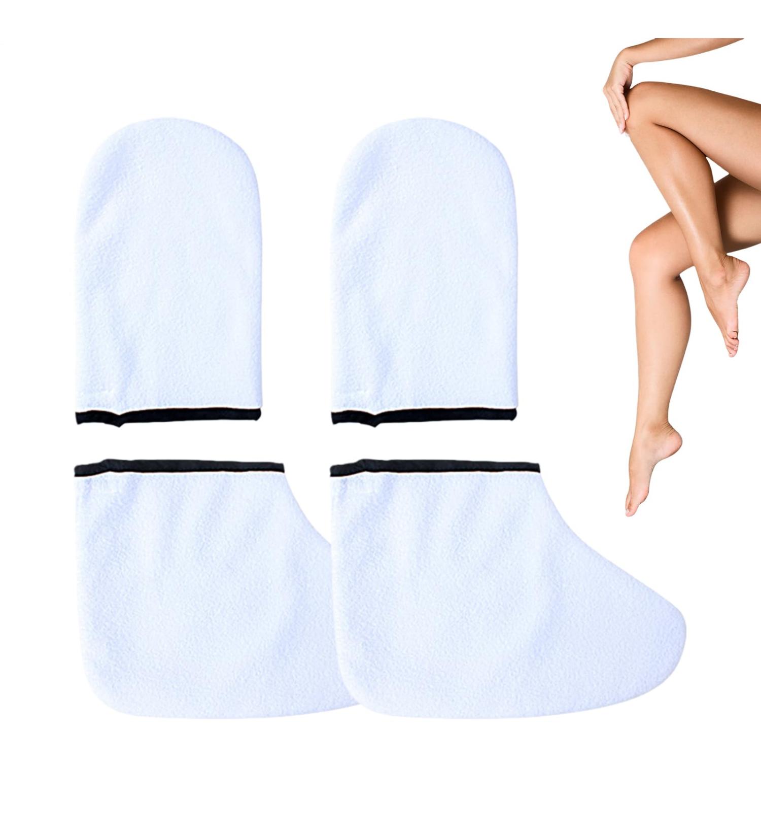 Gants en paraffine pour les mains Gants hydratants | Mitaines et couvre-pieds r utilisables pour spa soins de routine quotidiens soins de beaut toilettage personnel relaxation la maison - Buy Online on GoSupps.com