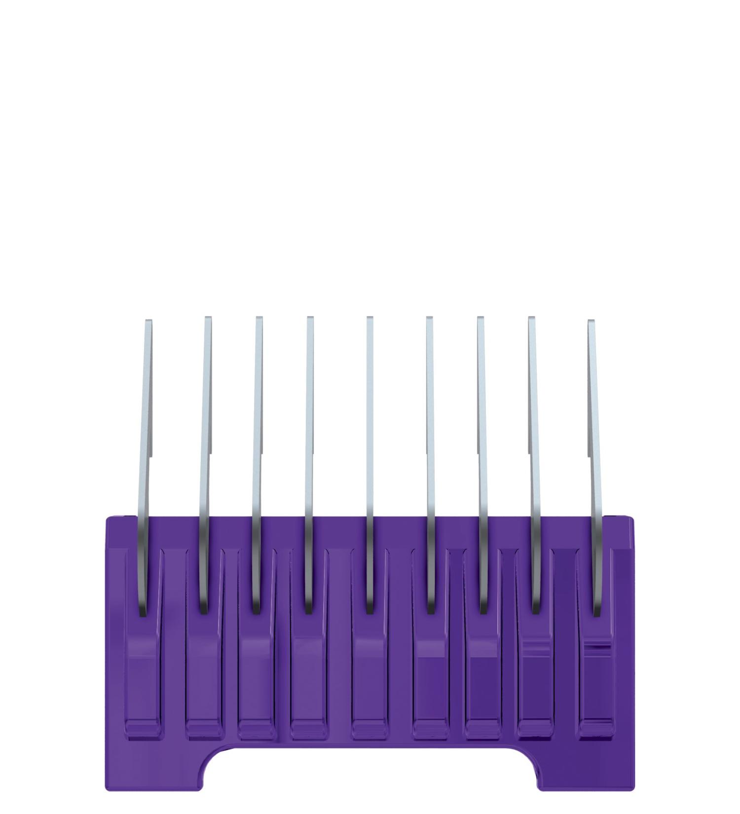 WAHL Professional Animal Stainless Steel Attachment Guide Comb #4 1/4-Inch Cut Length (#3333) - Ideal for Pet Dog Cat Horse Clippers - Stainless Steel/Purple - Buy Online on GoSupps.com