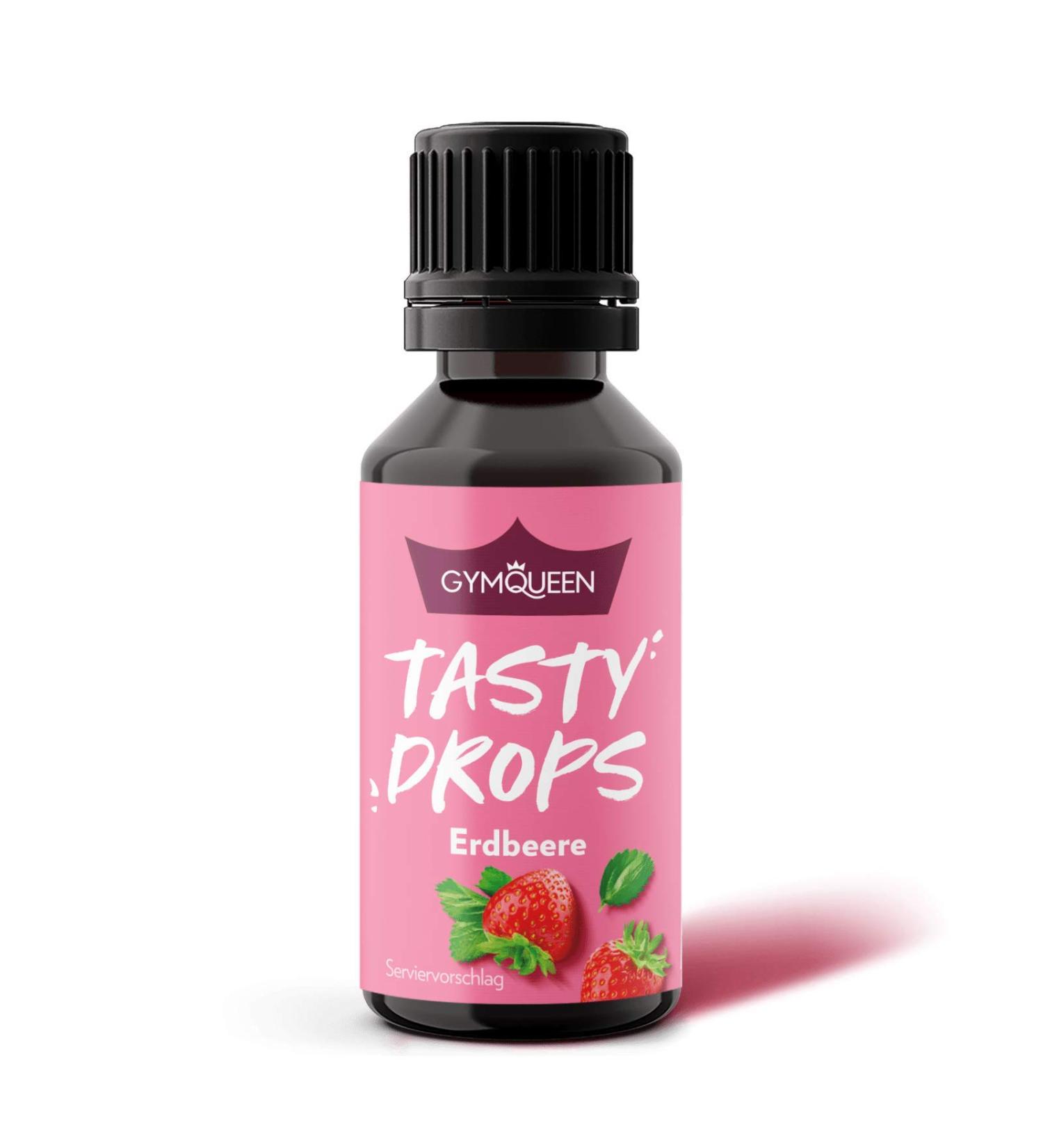 Buy GymQueen Tasty Drops - Strawberry Flavor Zero Calories 30ml | International Shipping - Buy Online on GoSupps.com