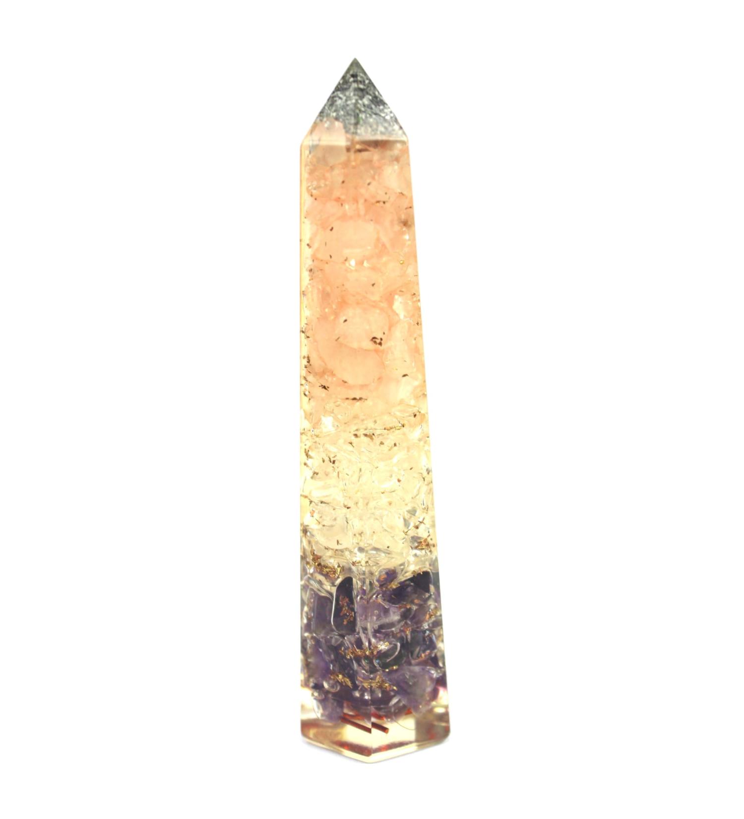 Jet Healing Crystal Wand - Orgonite Crystal Points for Reiki Healing | Spiritual Gifts & Crystal Grid Supplies - Buy Online on GoSupps.com