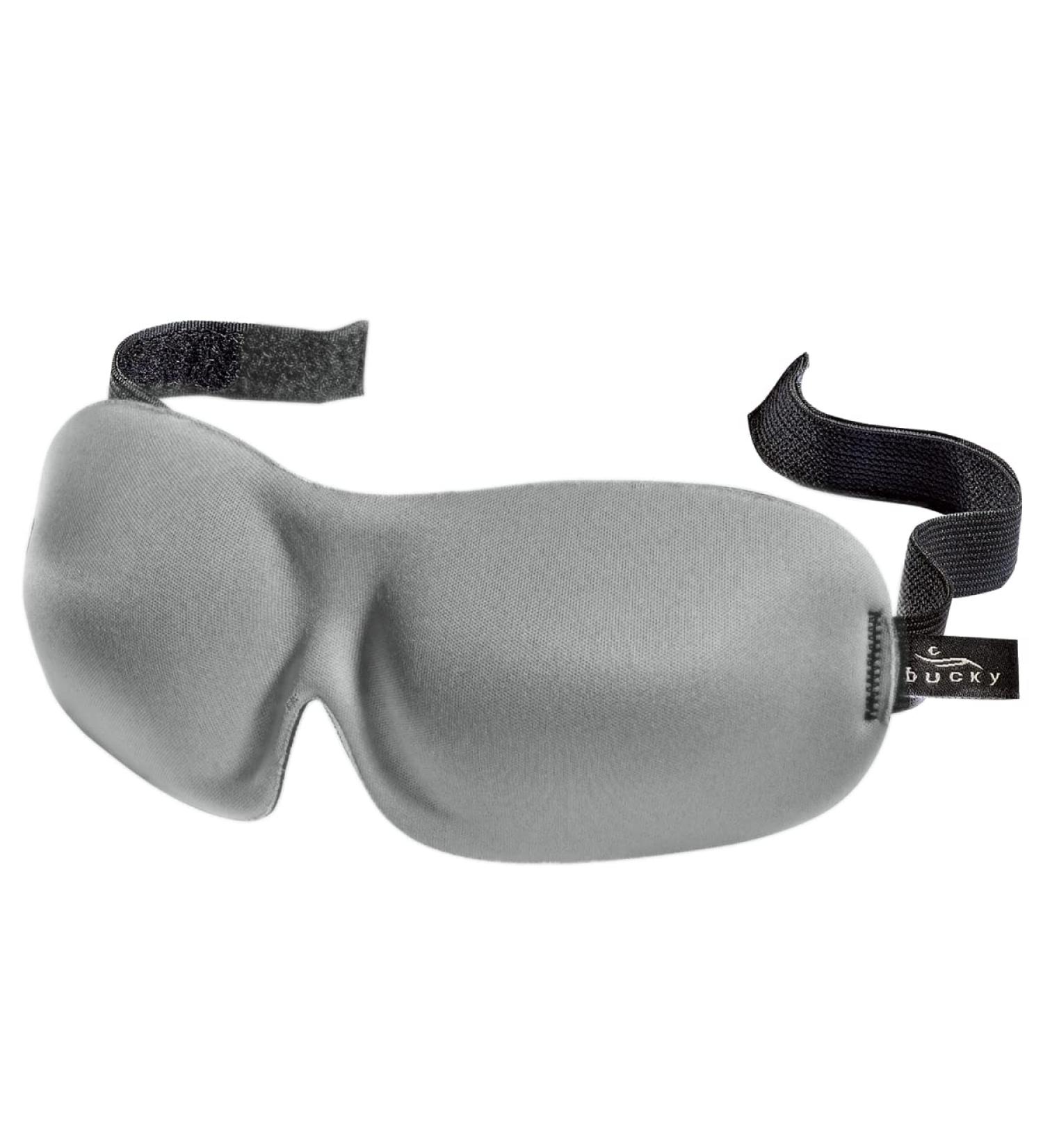 9.5" Solid Gray Unisex Adjustable Sleep Mask