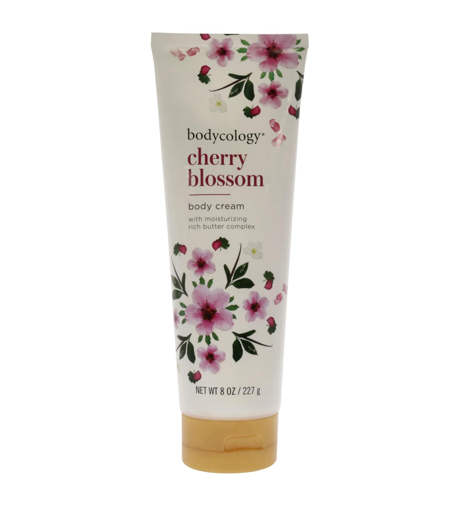 Bodycology Cherry Blossom Moisturizing Body Cream for Women  8 Ounce (455004106) Cherish The Moment 8 Ounce (Pack of 1)
