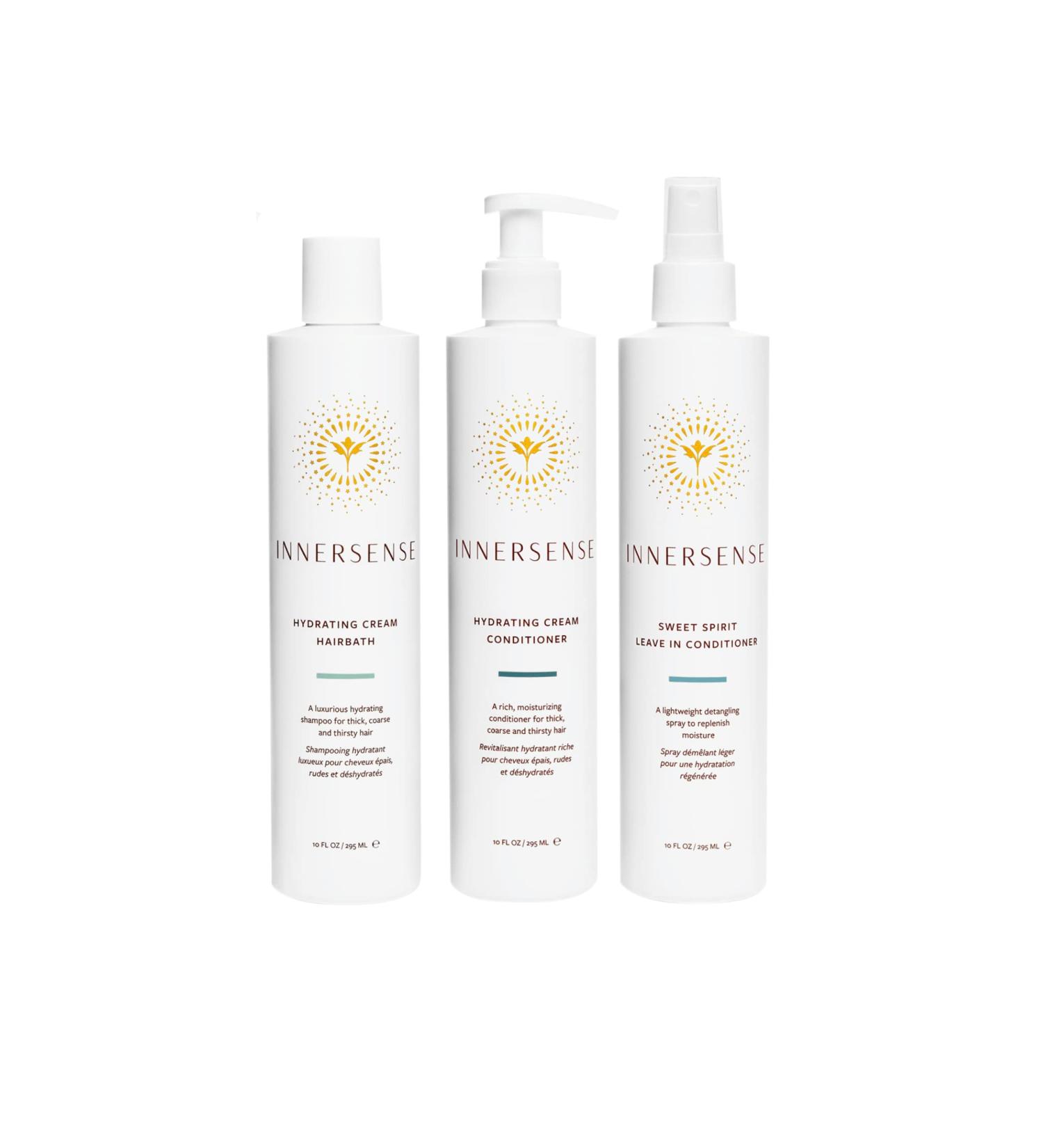 Innersense Organic Beauty - The Hydrate Trio Collection | Non-Toxic Cruelty-Free Sustainable Haircare (Full Size)