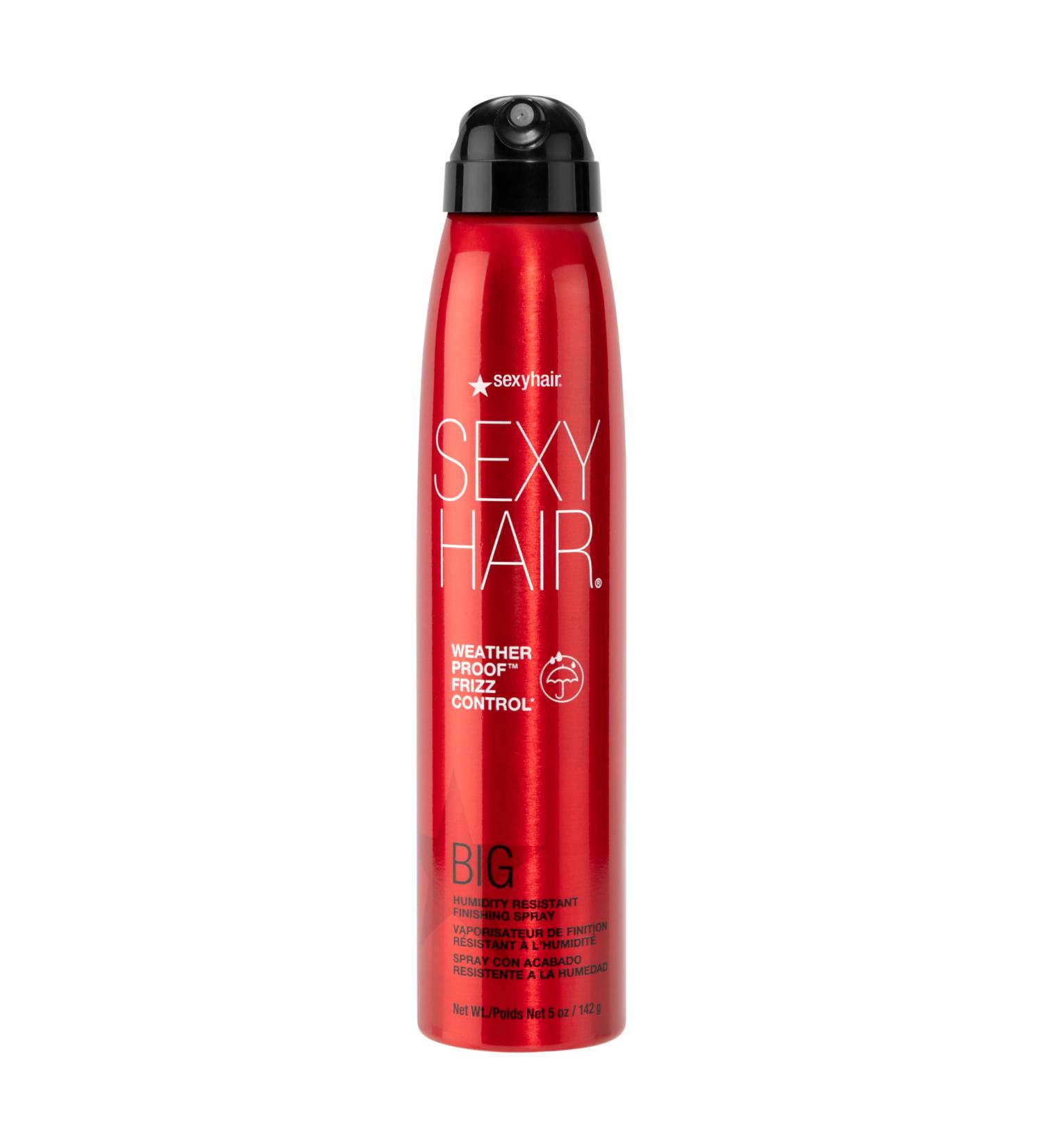 SexyHair Big Weather Proof Frizz Control Finishing Spray | Lightweight | Up to 72 Hour Humidity & Flyaways Resistance | Flexible & Adjustable Hold Weather Proof | 5 fl oz - Buy Online on GoSupps.com